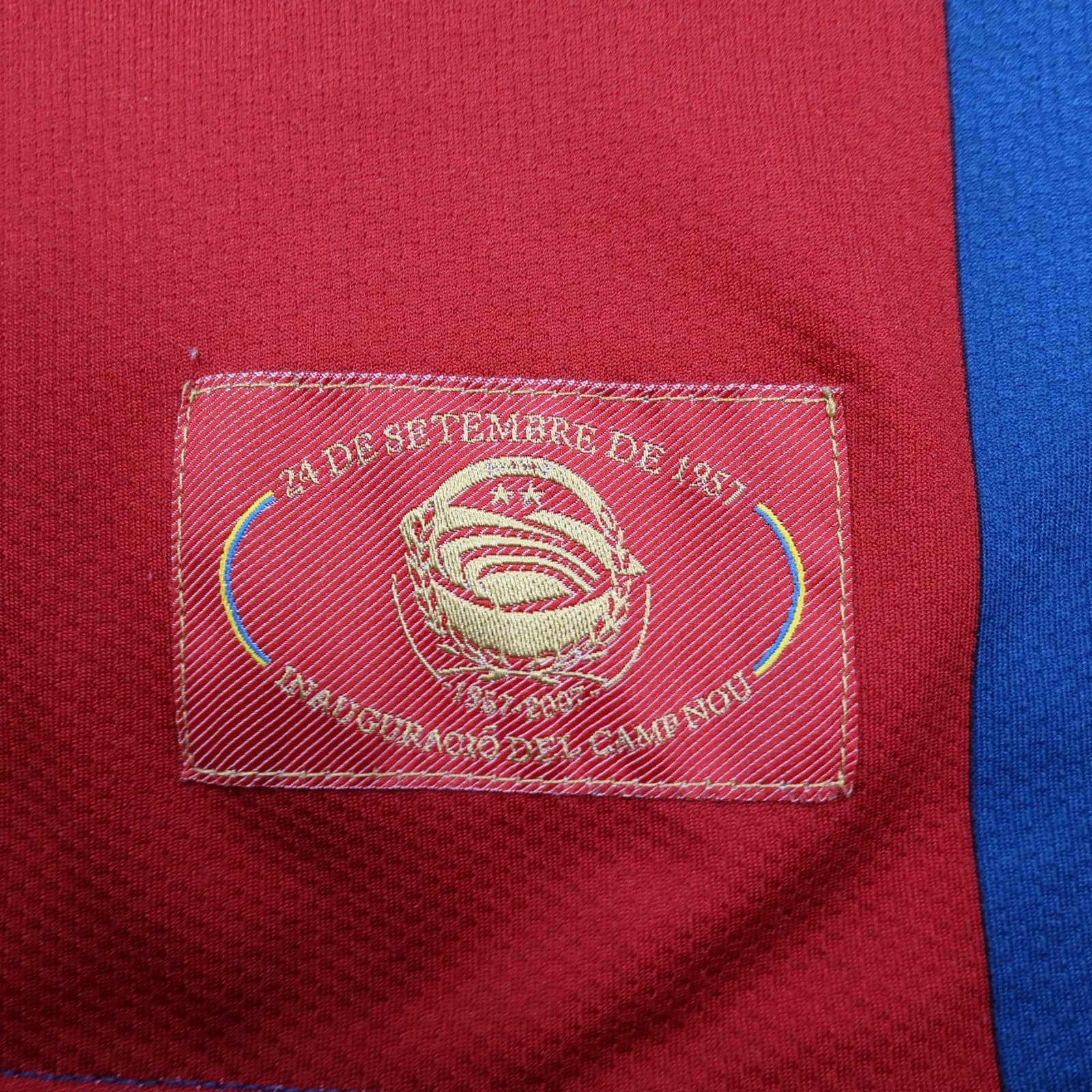 Vintage Barcelona Shirt Extra Large Red Home Kit 2007 2008 Nike Jersey photo 7