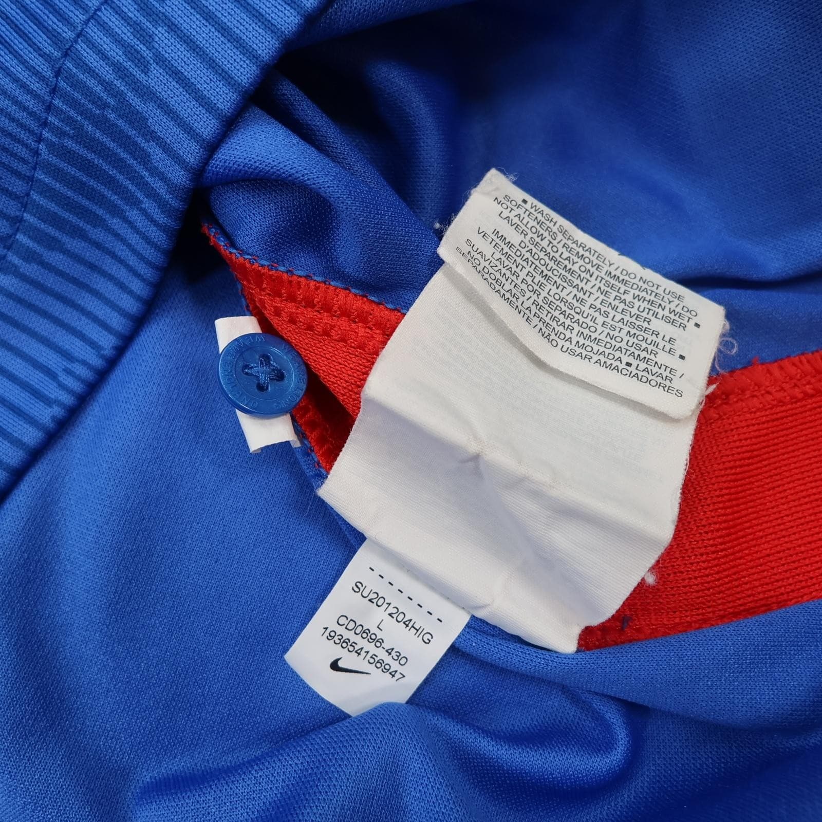 England Away Shirt Mens Large Blue 2020 2021 Football Nike Dri Fit Foden 20 photo 10