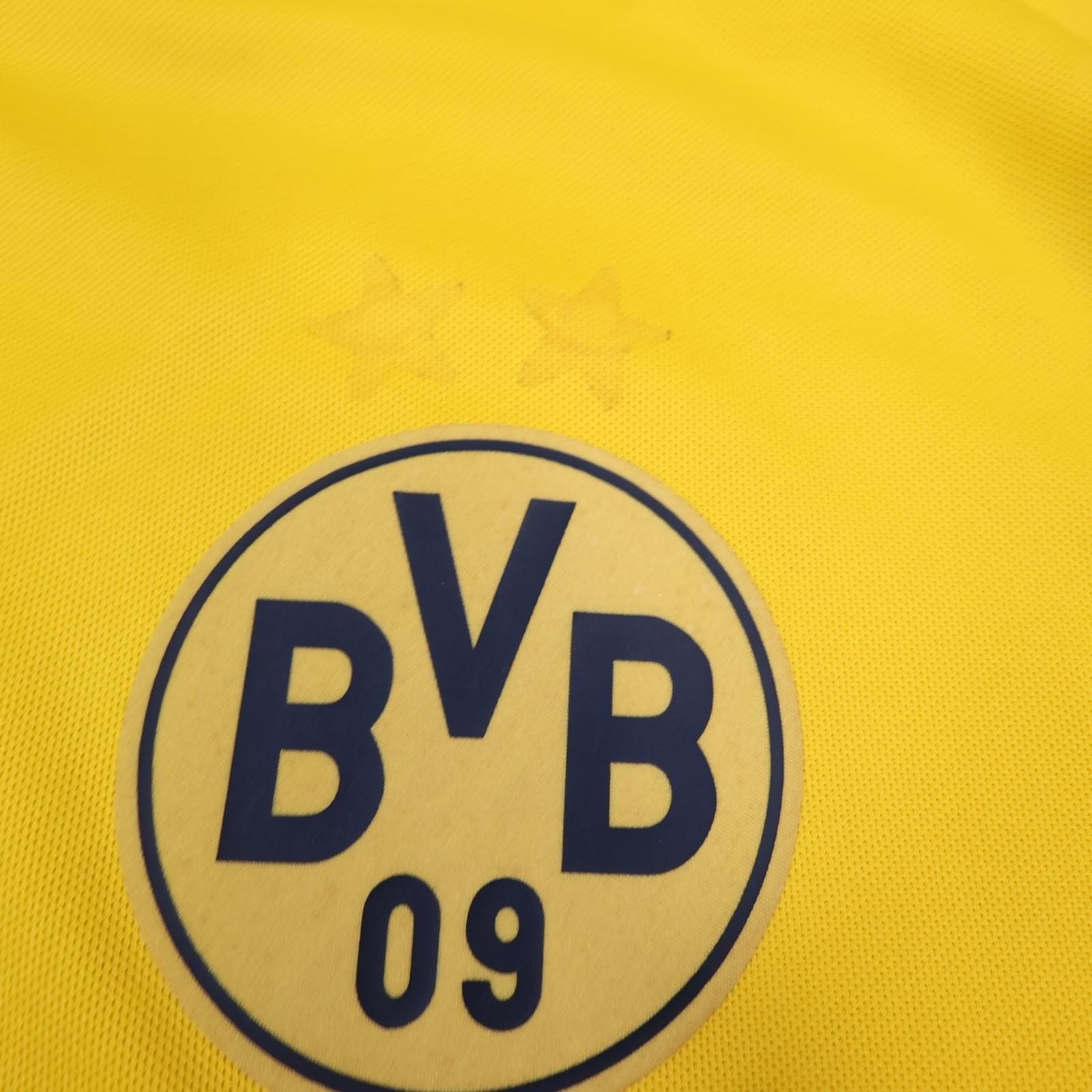 Borussia Dortmund Shirt Mens Large Yellow Black 2014 2015 Puma Evonik Jersey photo 4