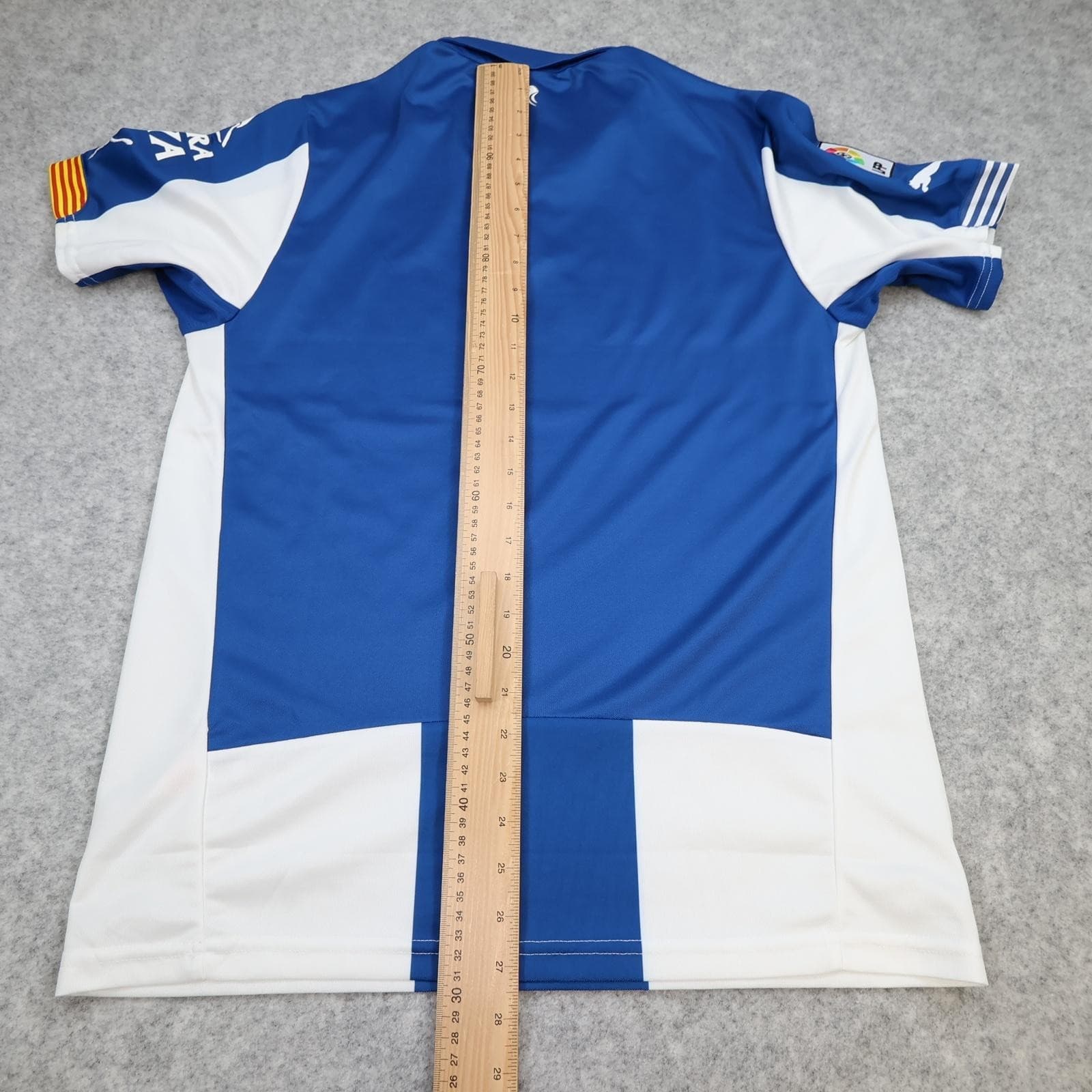 Espanyol Shirt Mens Medium White Home 2014 2015 La Liga Puma Soccer Jersey photo 13
