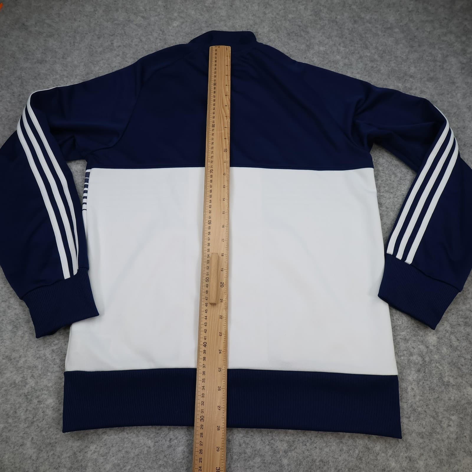 Chelsea Tracksuit Jacket Mens Medium Navy White Track 2011 2012 Anthem Soccer photo 10