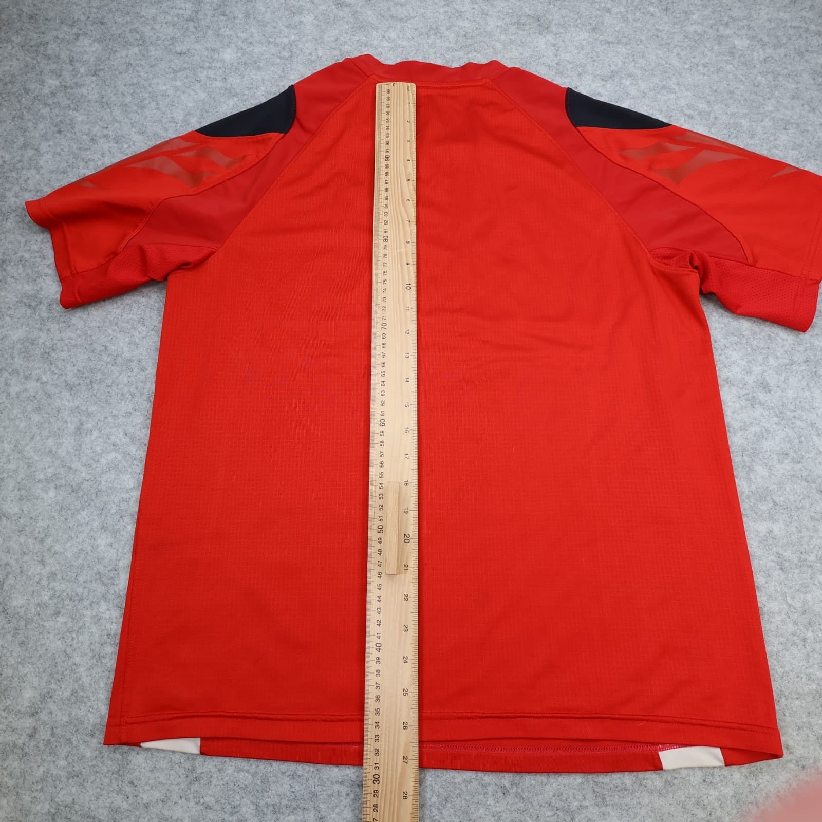 Wales Rugby Shirt Large Red Home Kit 2013 2014 Under Armour Jersey Admiral 43" photo 9