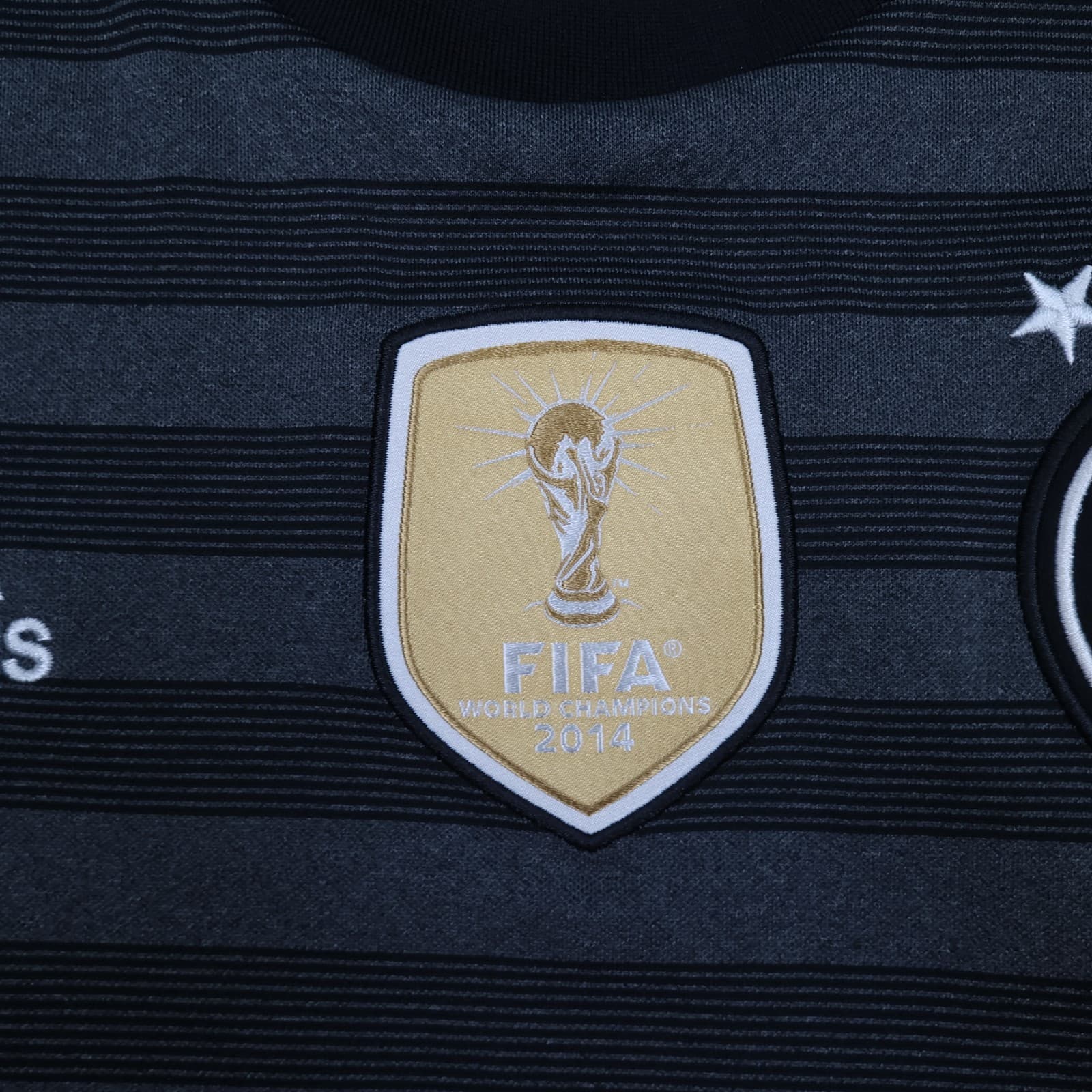 Germany Football Shirt Large Black Away Kit 2016 17 Jersey World Cup Deutschland photo 5