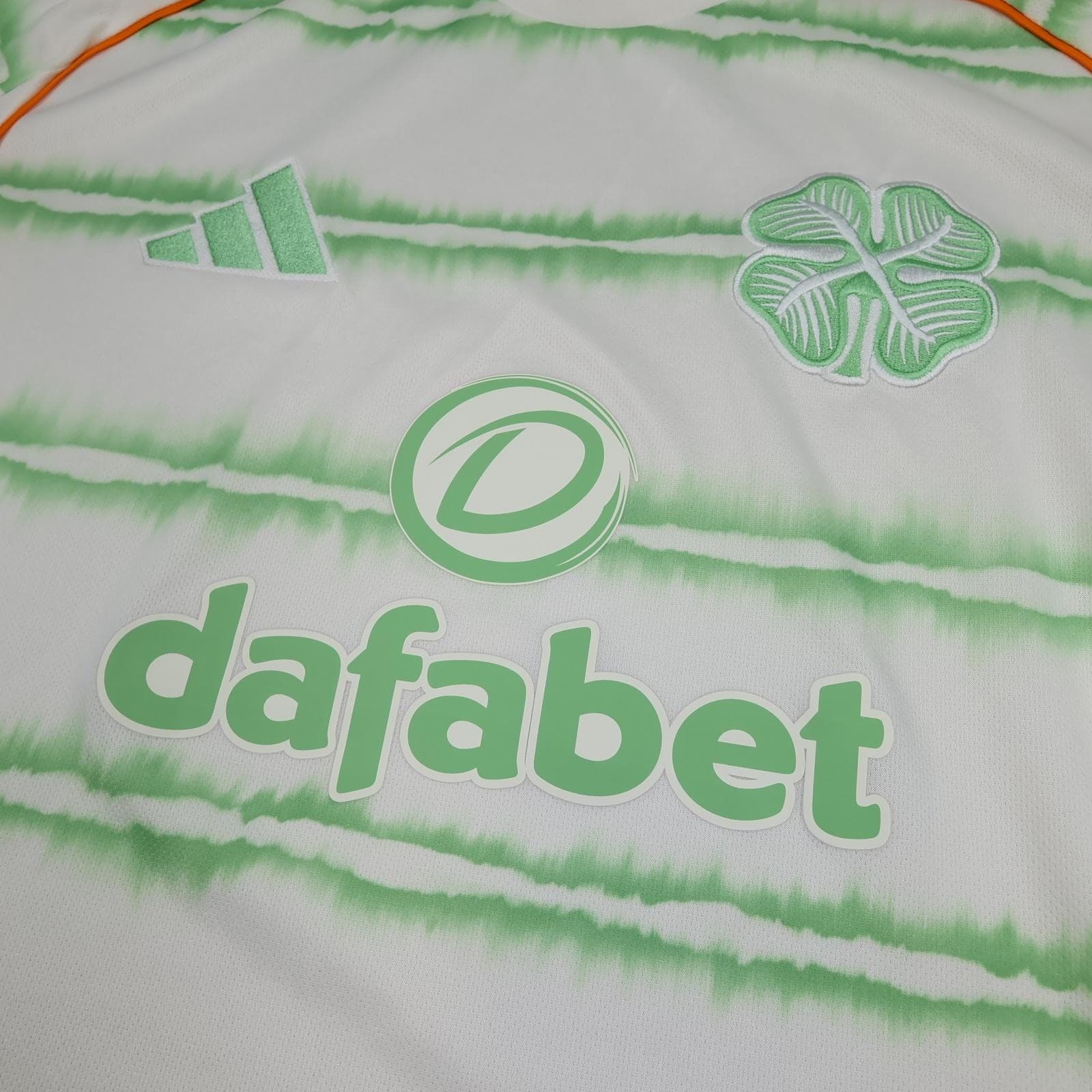 Celtic Shirt Mens XL White Third 2025 SPFL Football Soccer Adidas Jersey photo 3