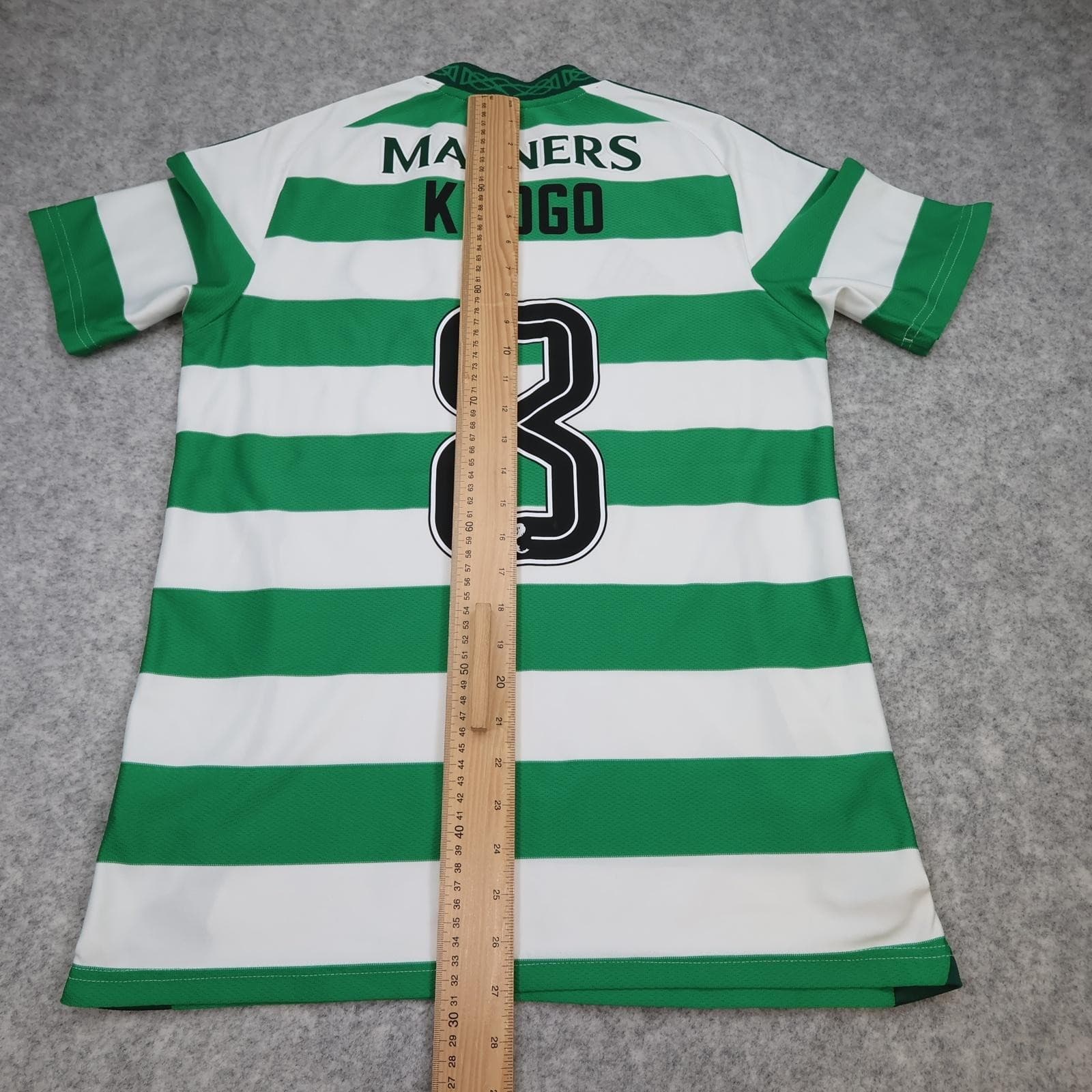 Celtic Shirt Mens Medium Green White Home 2024 2025 Adidas Soccer Jersey Kyogo 8 photo 12