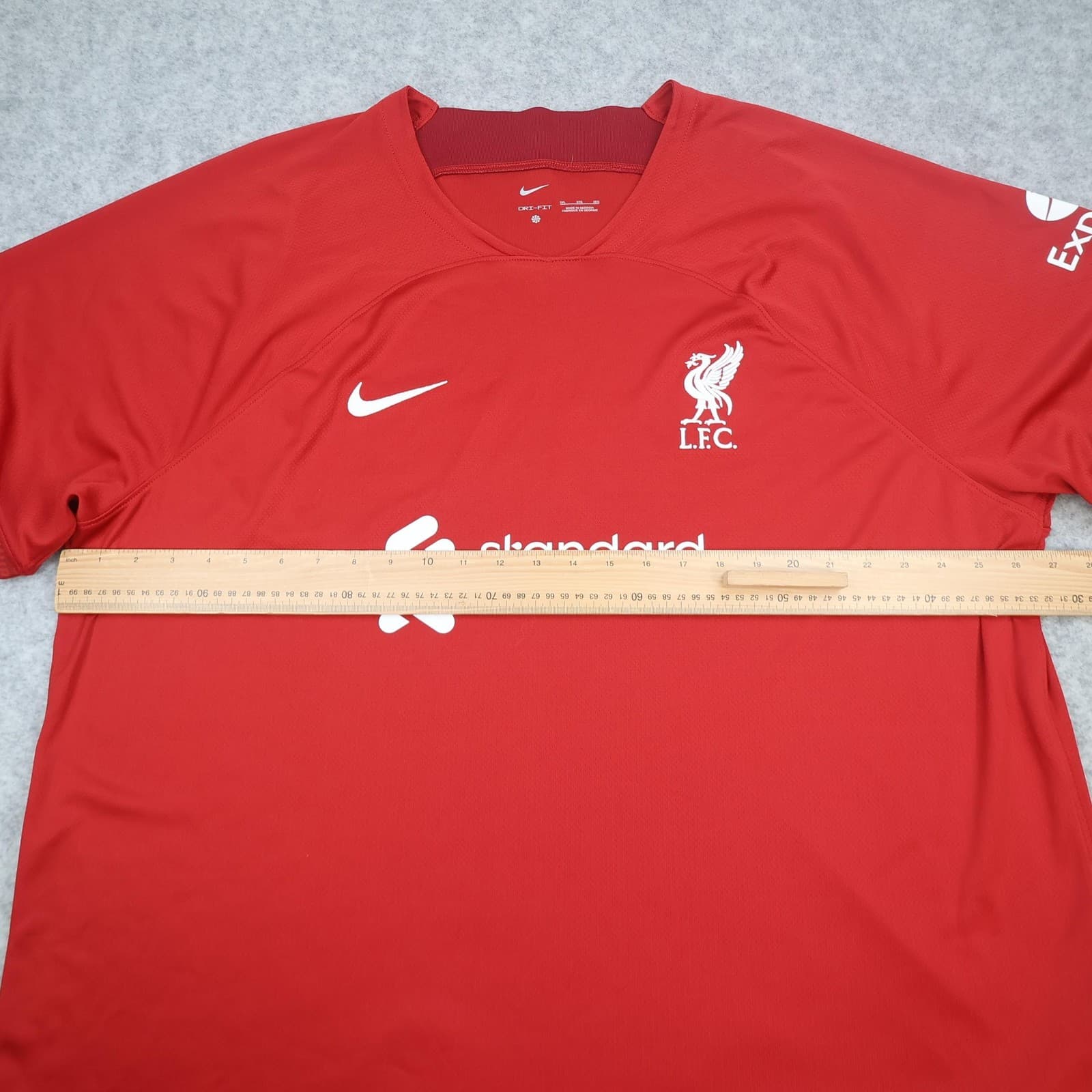 Liverpool Shirt Mens 3XL Red Home 2022 2023 Football Nike Dad 22 Soccer Jersey photo 15