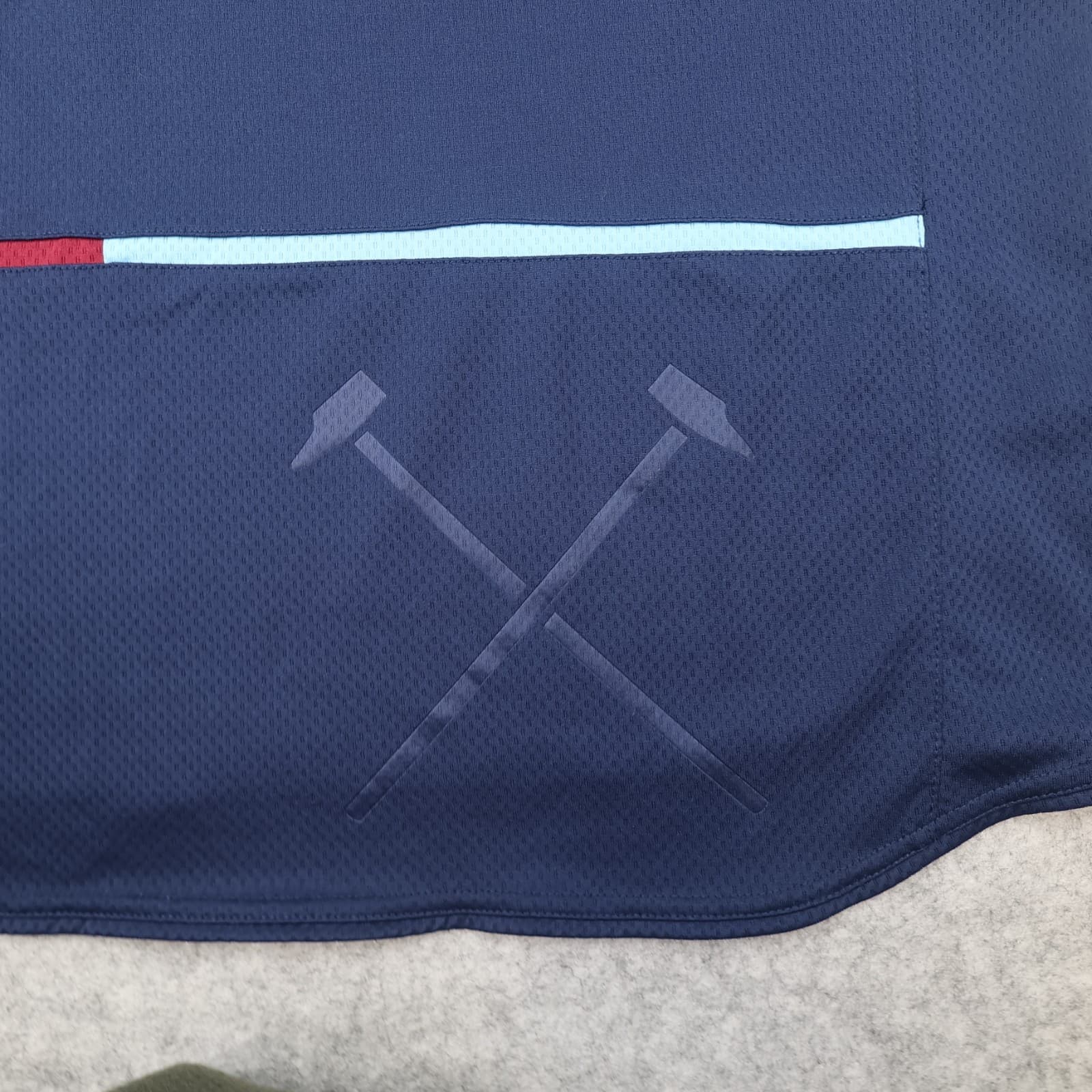 West Ham Away Shirt Extra Large Navy 2012 2013 Macron Soccer Jersey 44" photo 16