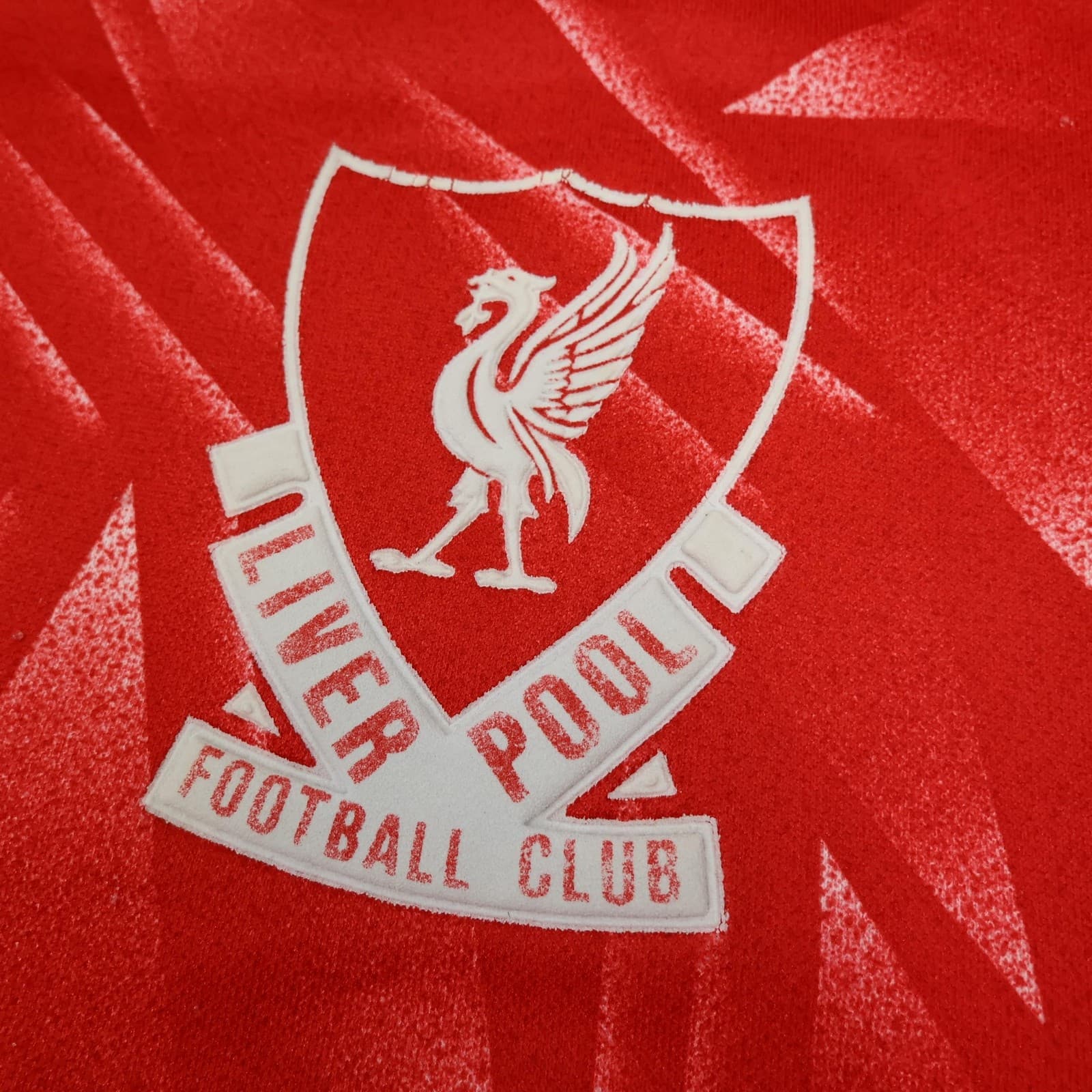 Liverpool Vintage Shirt Mens Large Red Home 1989 1991 Adidas Candy Soccer Jersey photo 6