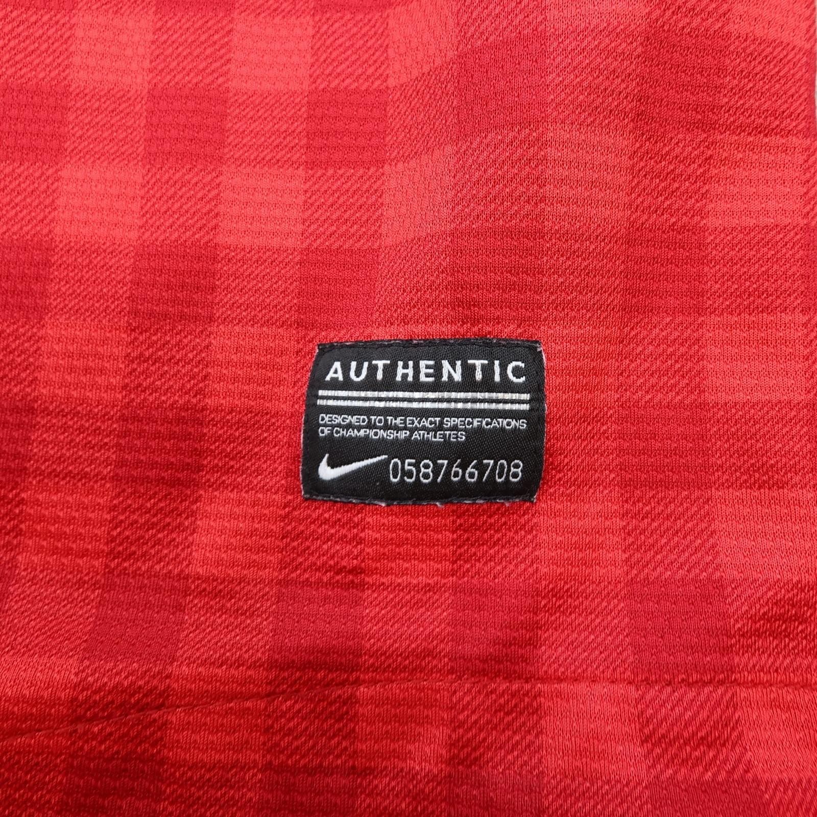 Manchester United Shirt Mens 2XL Red Home 2012 2013 EPL Football Nike Vidic 15 photo 5