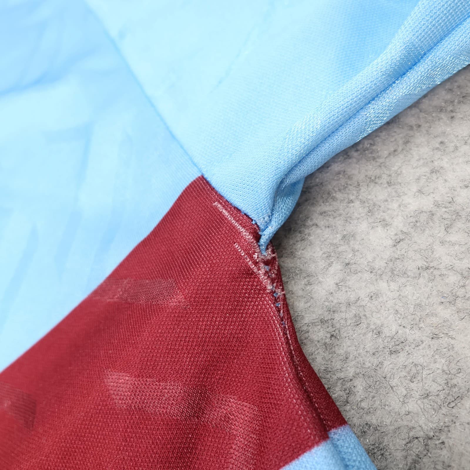 Vintage West Ham United Shirt Mens 2XL Blue Away Pony Dagenham Motors 1993 1995 photo 9