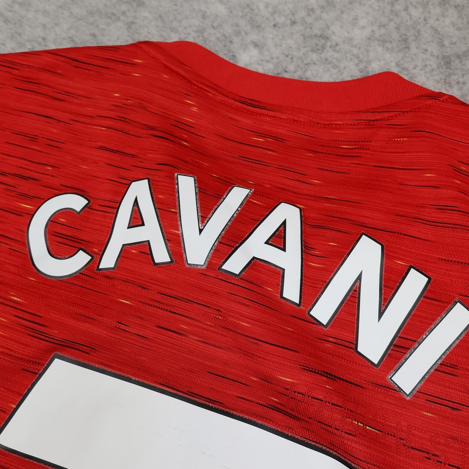 Manchester United Shirt Mens Medium Home 2020 2021 Adidas Cavani 7 Soccer Jersey photo 9