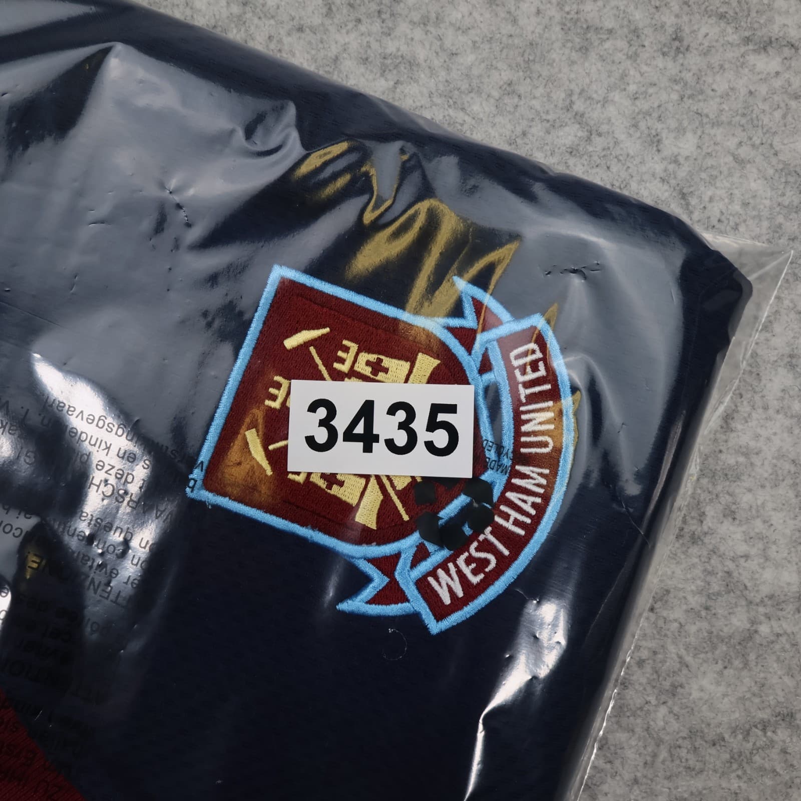 West Ham Away Shirt Extra Large Navy 2012 2013 Macron Soccer Jersey 44" photo 18