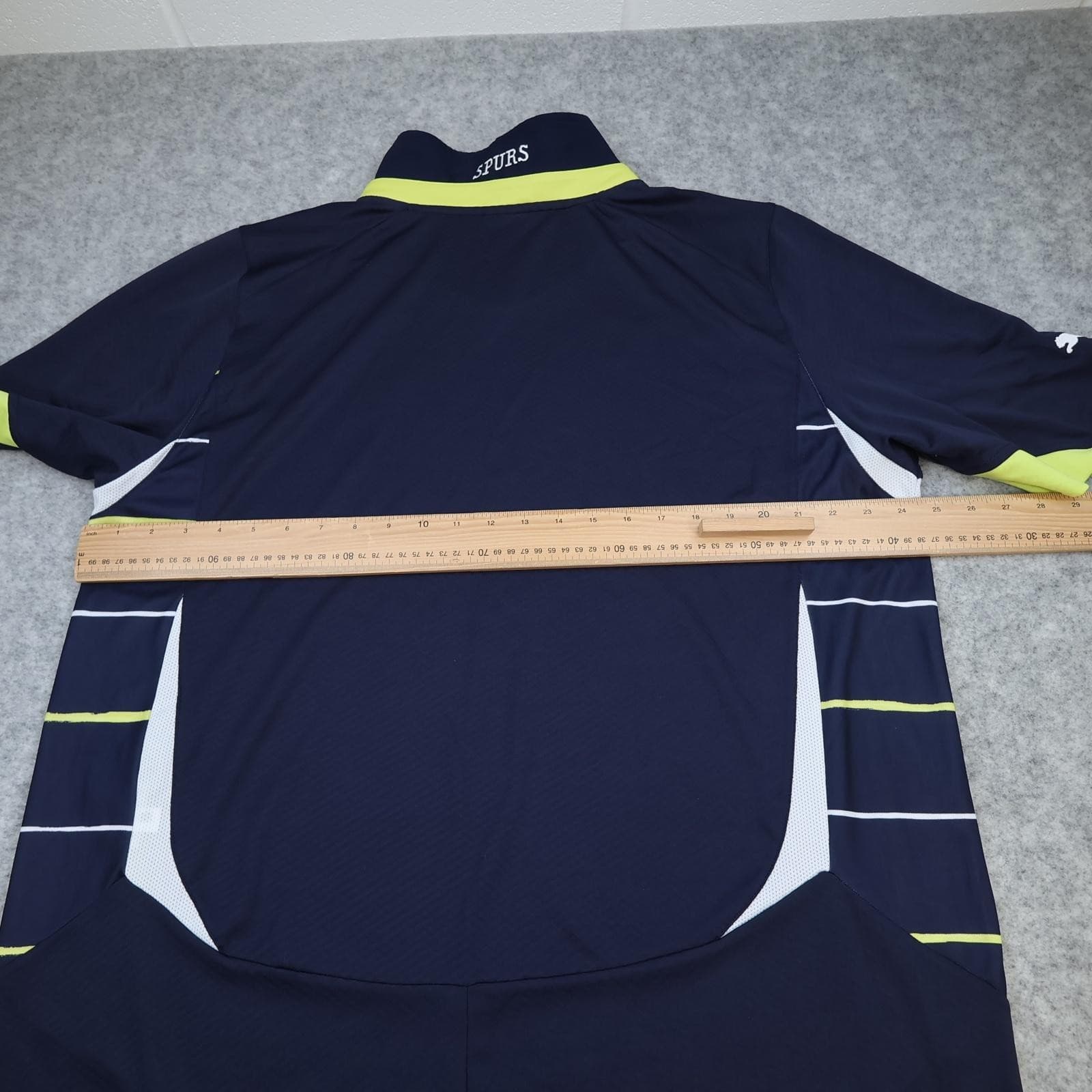 Tottenham Hotspur Shirt Mens XL Blue 2010 2011 Away Soccer Puma Autonomy Jersey photo 9