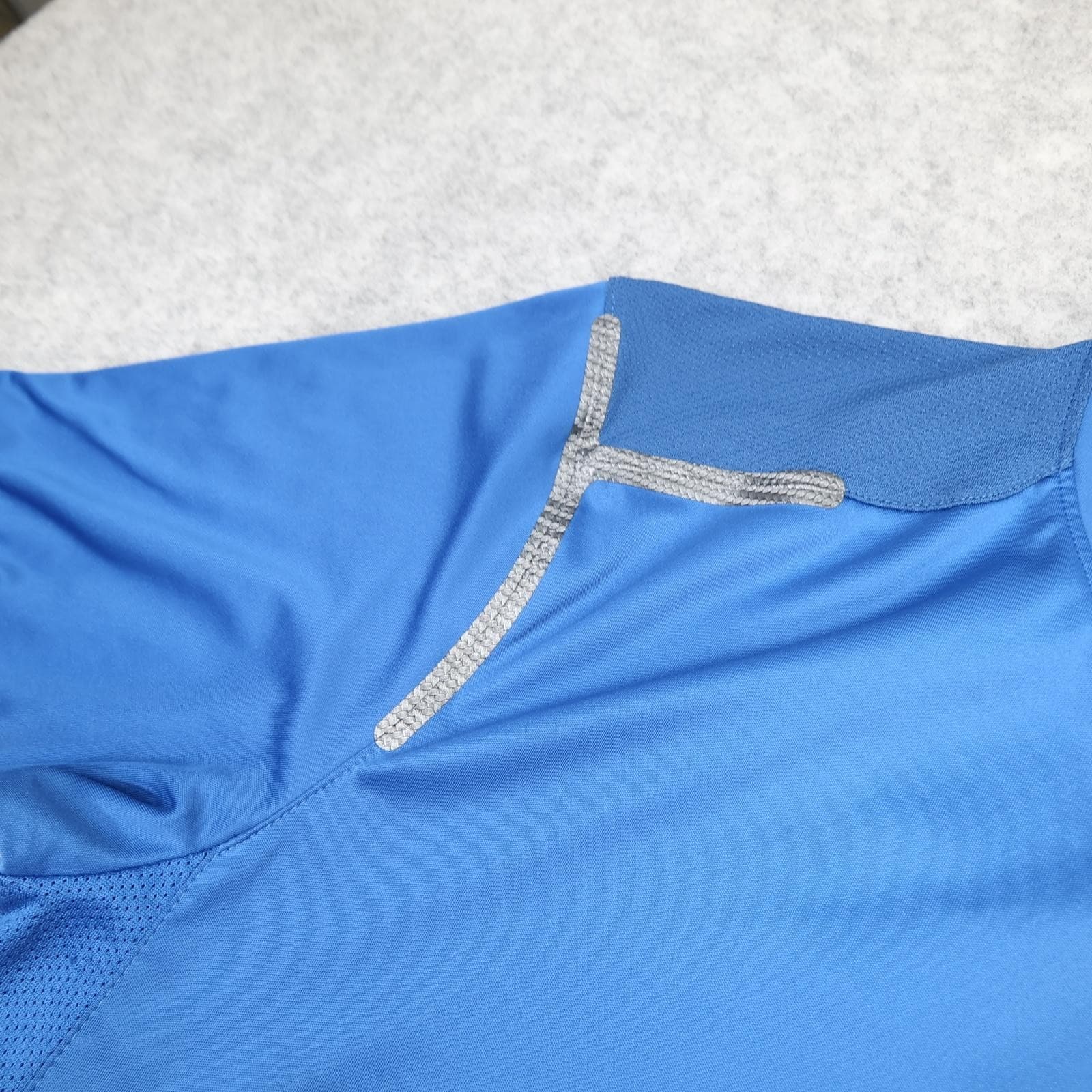 Barcelona Training Shirt Mens Medium Blue 2012 2013 Football Nike Soccer Jersey photo 8