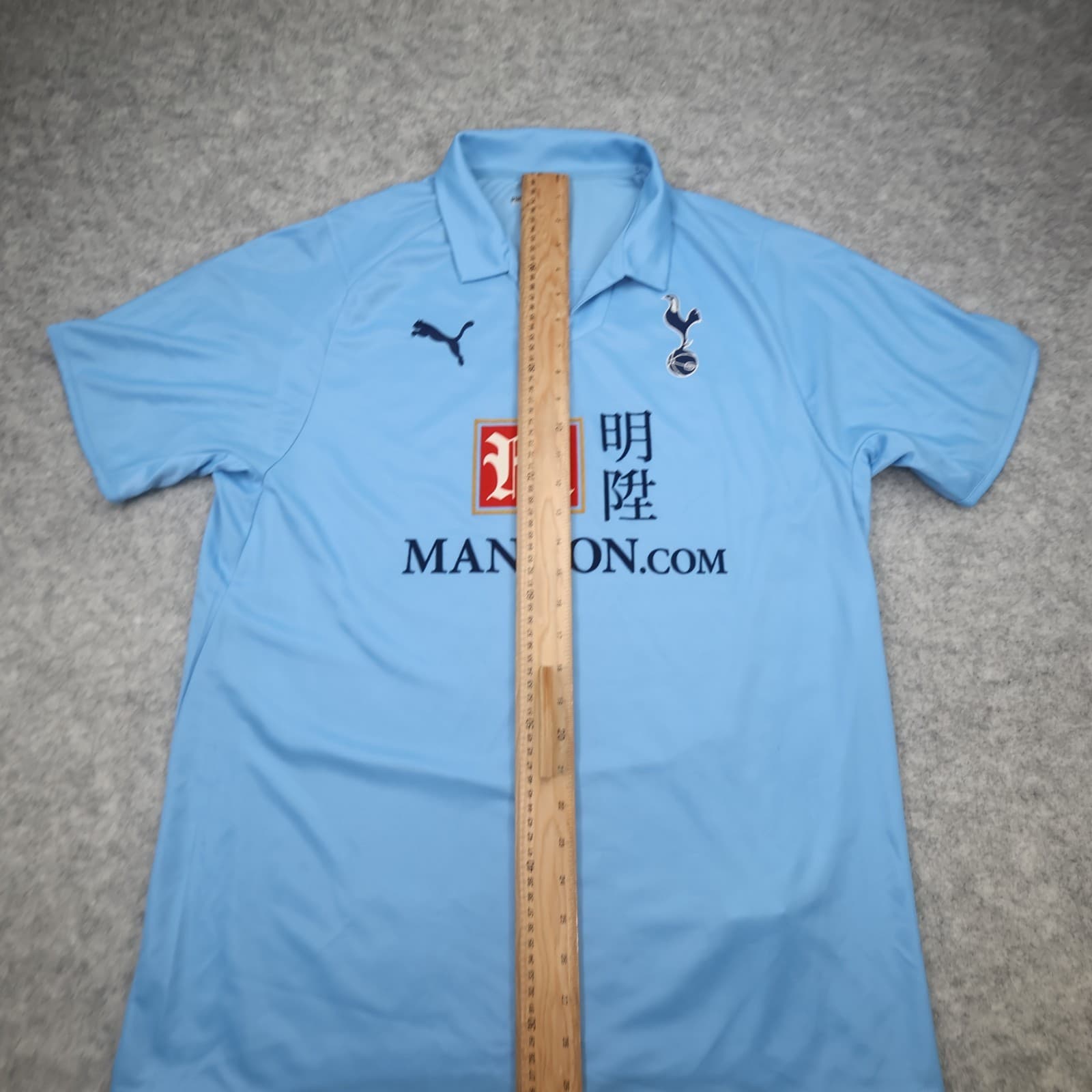 Tottenham Hotspur Shirt Large Blue Away Kit 2008 2009 Puma Jersey Spurs photo 13