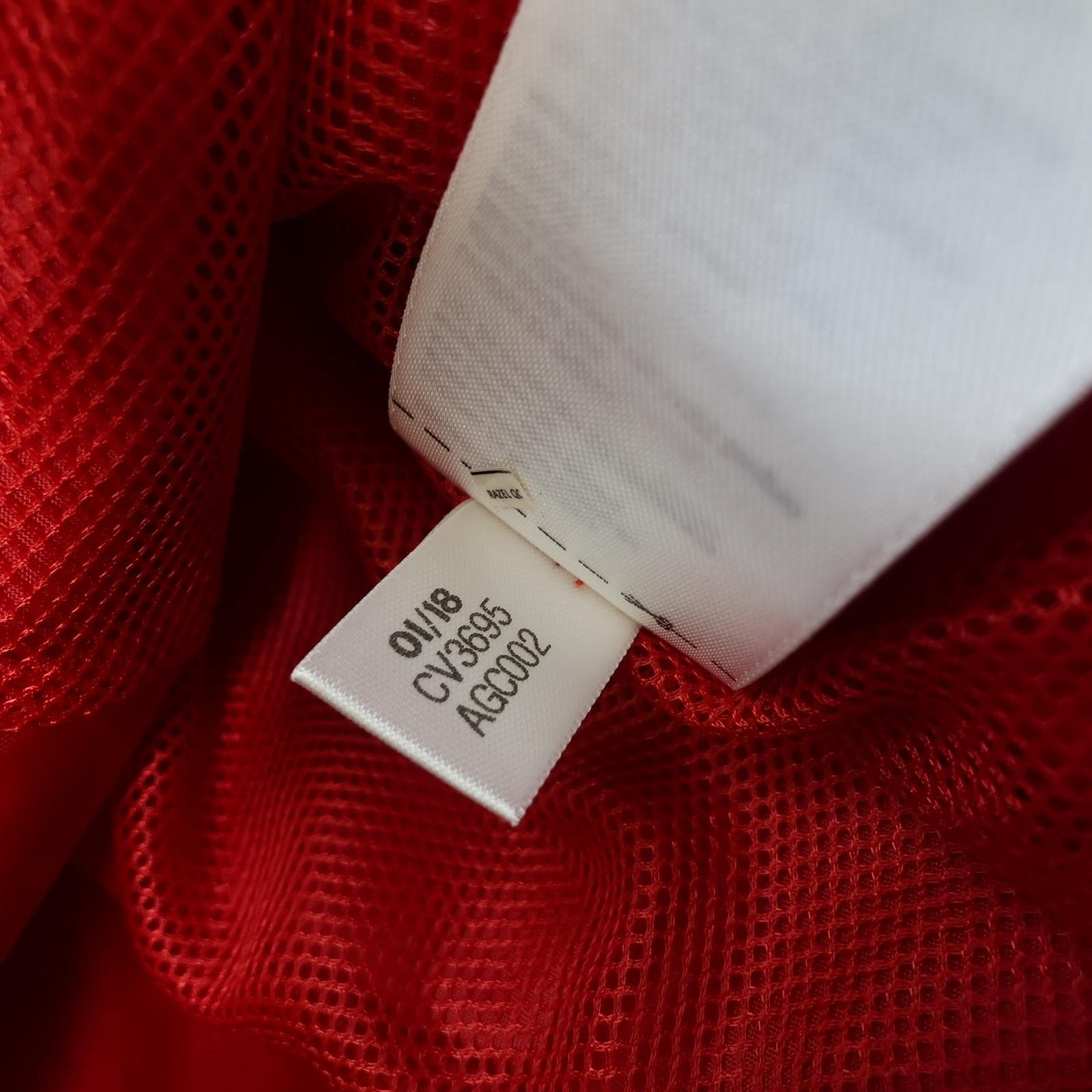 Bayern Munich Jacket Mens Medium Red 2017 2018 Adidas Rain Full Zip Top photo 7
