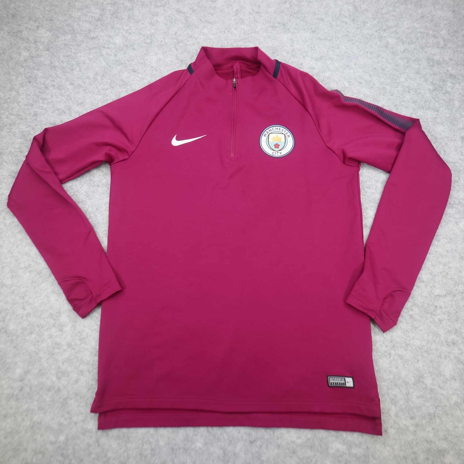 Manchester City Drill Top Medium Burgundy Training Tracksuit Nike 2017 2018
