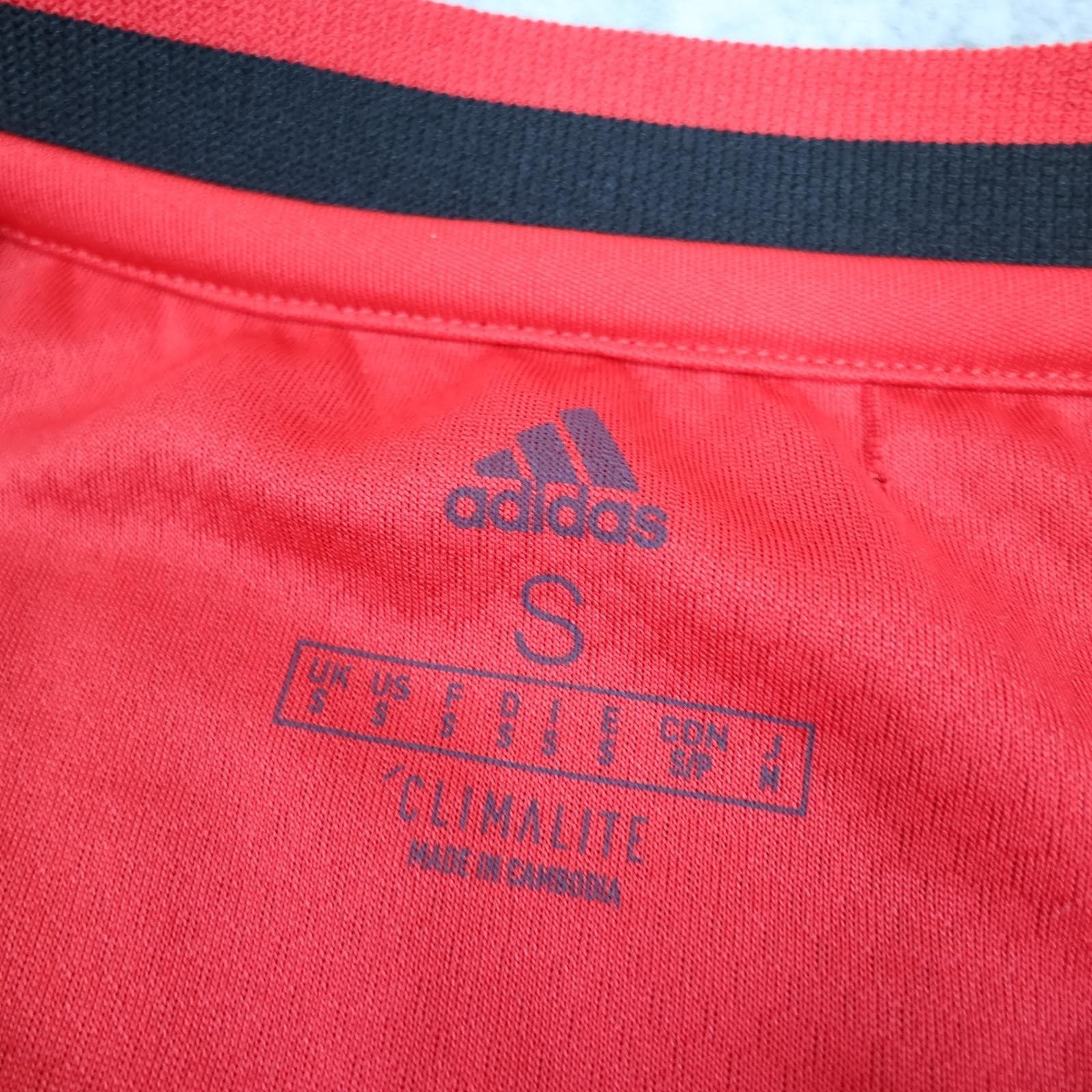 Manchester United Shirt Mens Small Red Home 2019 2020 Football Adidas Chevrolet photo 5