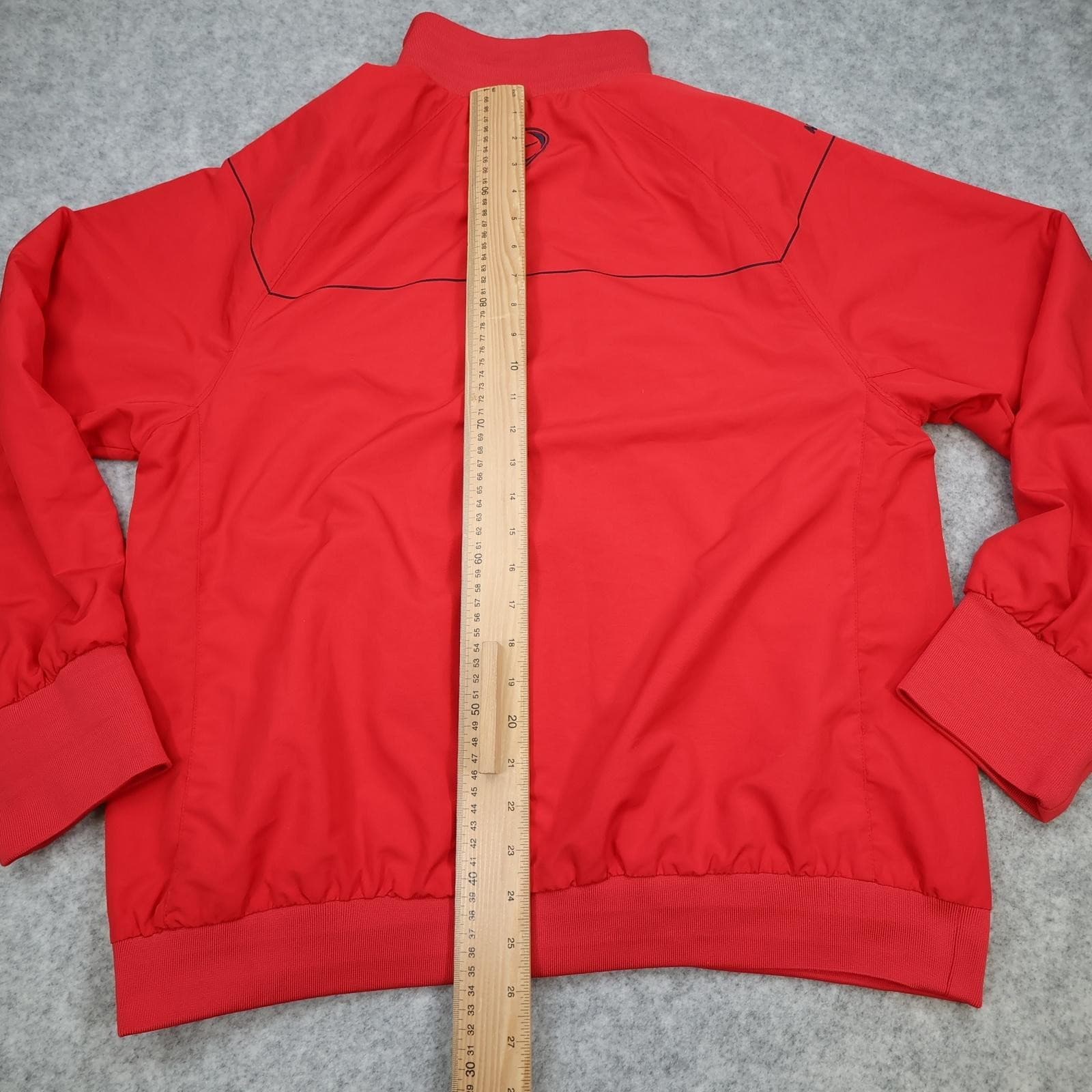 Arsenal Jacket Mens Large Red Football Nike Emirates Soccer Tracksuit 2009 2010 photo 8
