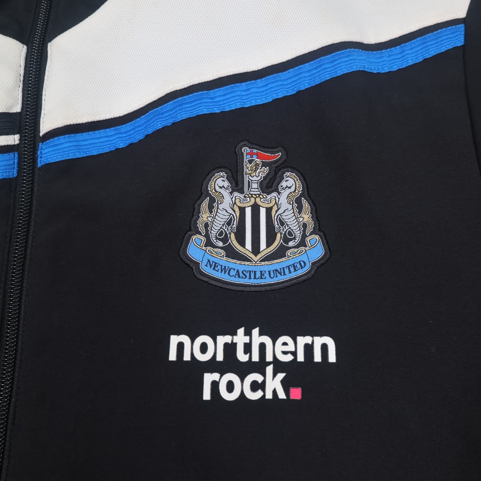 Newcastle United Jacket Medium Black Lightweight Track Coat 2011 2012 Puma photo 4