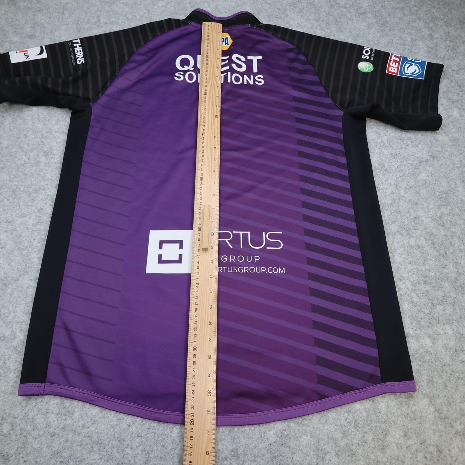 Leeds Rhinos Rugby Shirt Mens XL Purple Rugby League Oxen 2021 Away photo 11