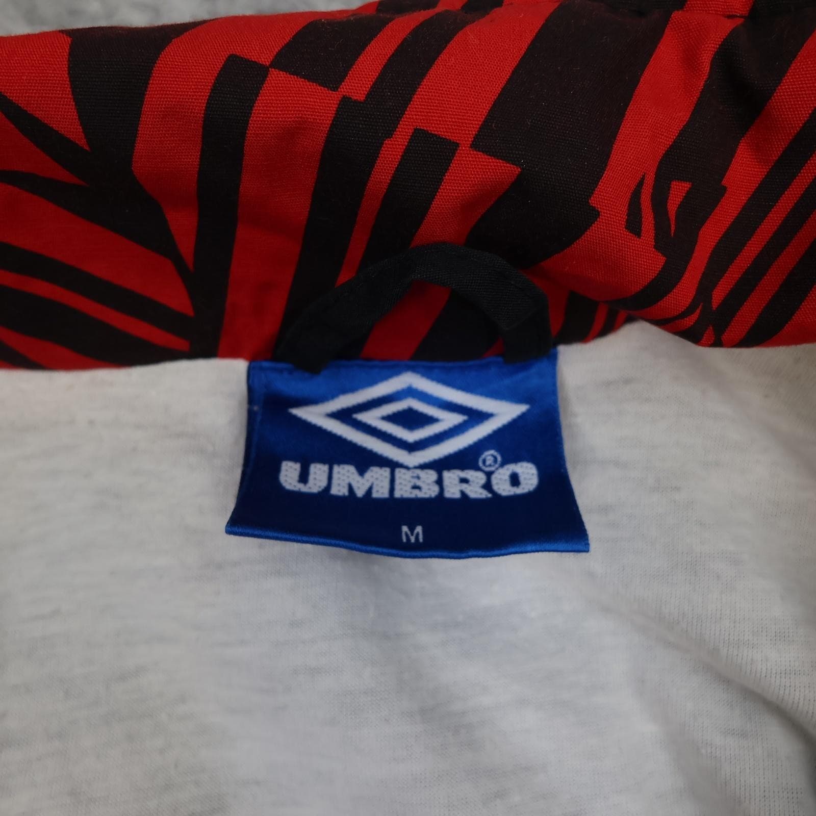 Vintage Manchester United Jacket Mens Medium Black 1992 1993 Umbro Track Top 90s photo 6