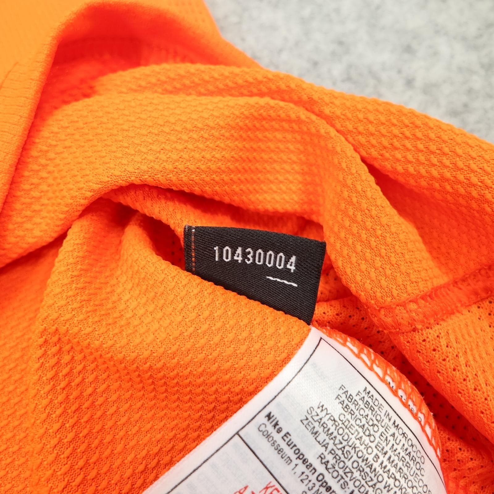 Netherlands Home Shirt Mens Medium Orange 2006 2008 Nike Sphere Dry Jersey photo 8