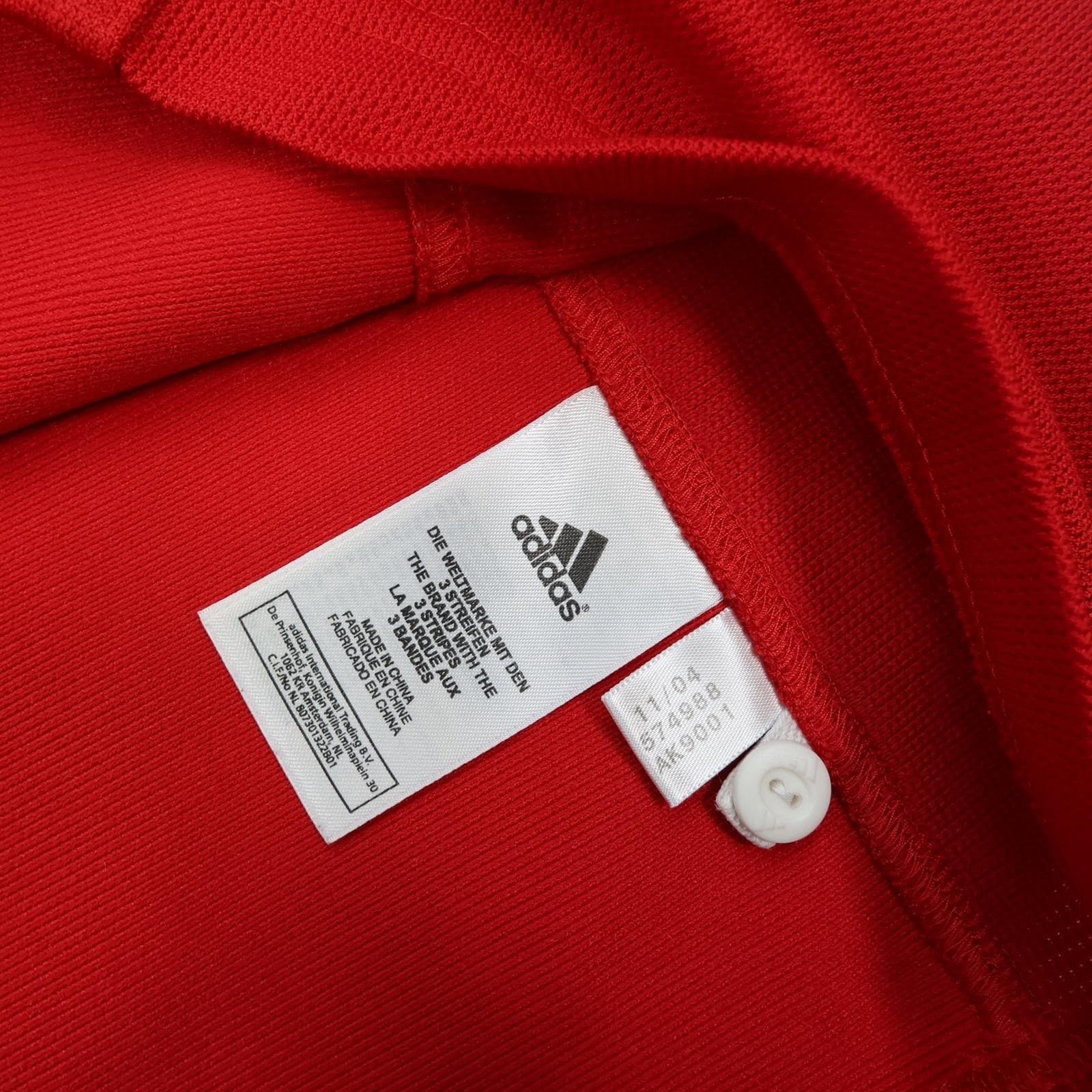 Vintage British Lions Rugby Shirt Mens XL Red Rugby Union Adidas Zurich 2005 photo 9