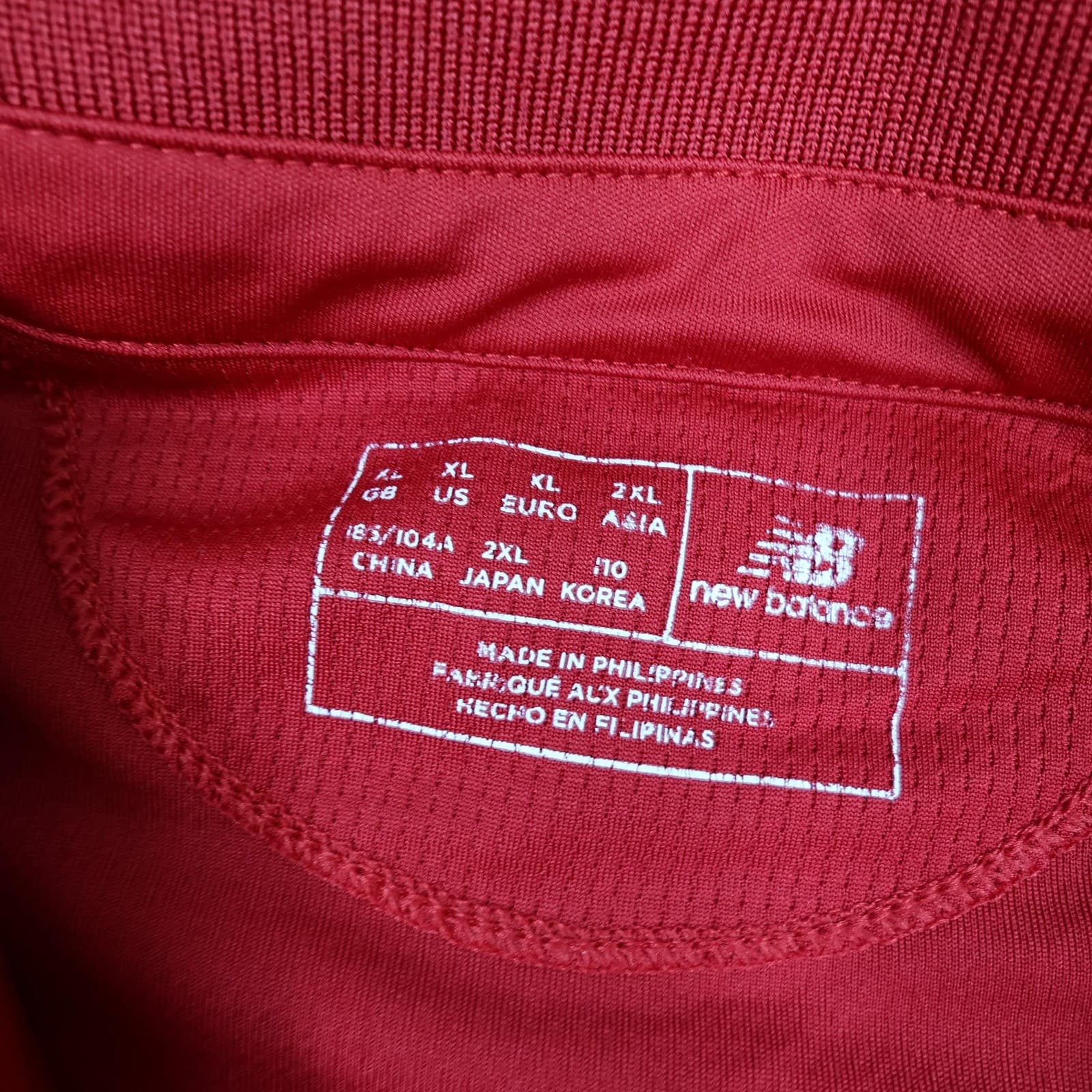 Liverpool Shirt Mens XL Red Home 2018 2019 Football New Balance Soccer Jersey photo 6