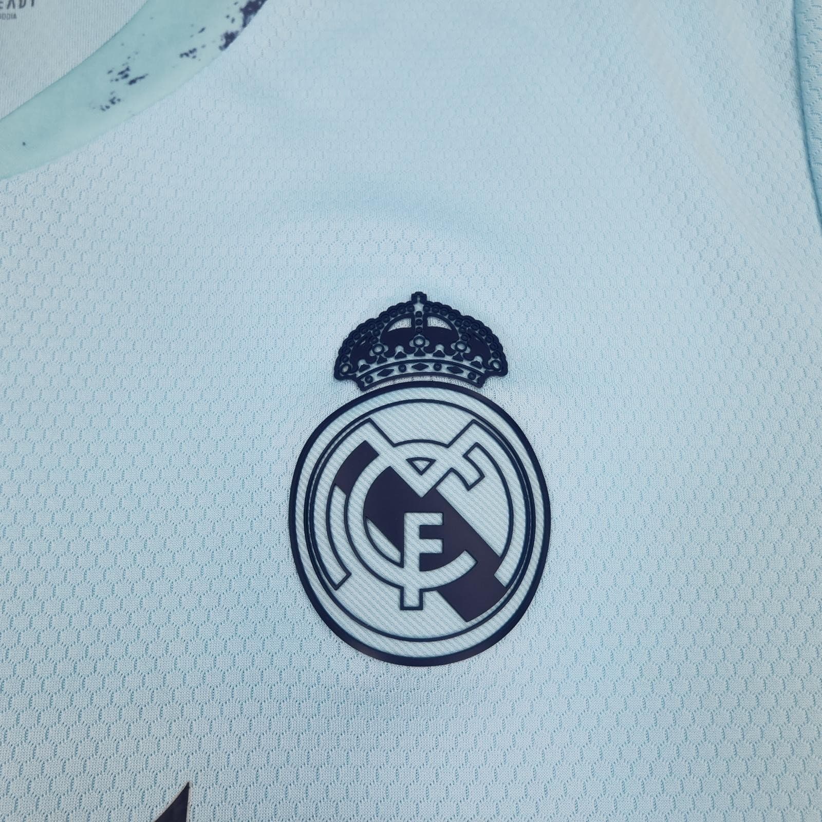 Real Madrid Goalkeeper Shirt Mens Large Blue 2020 2021 Football Adidas Emirates photo 4
