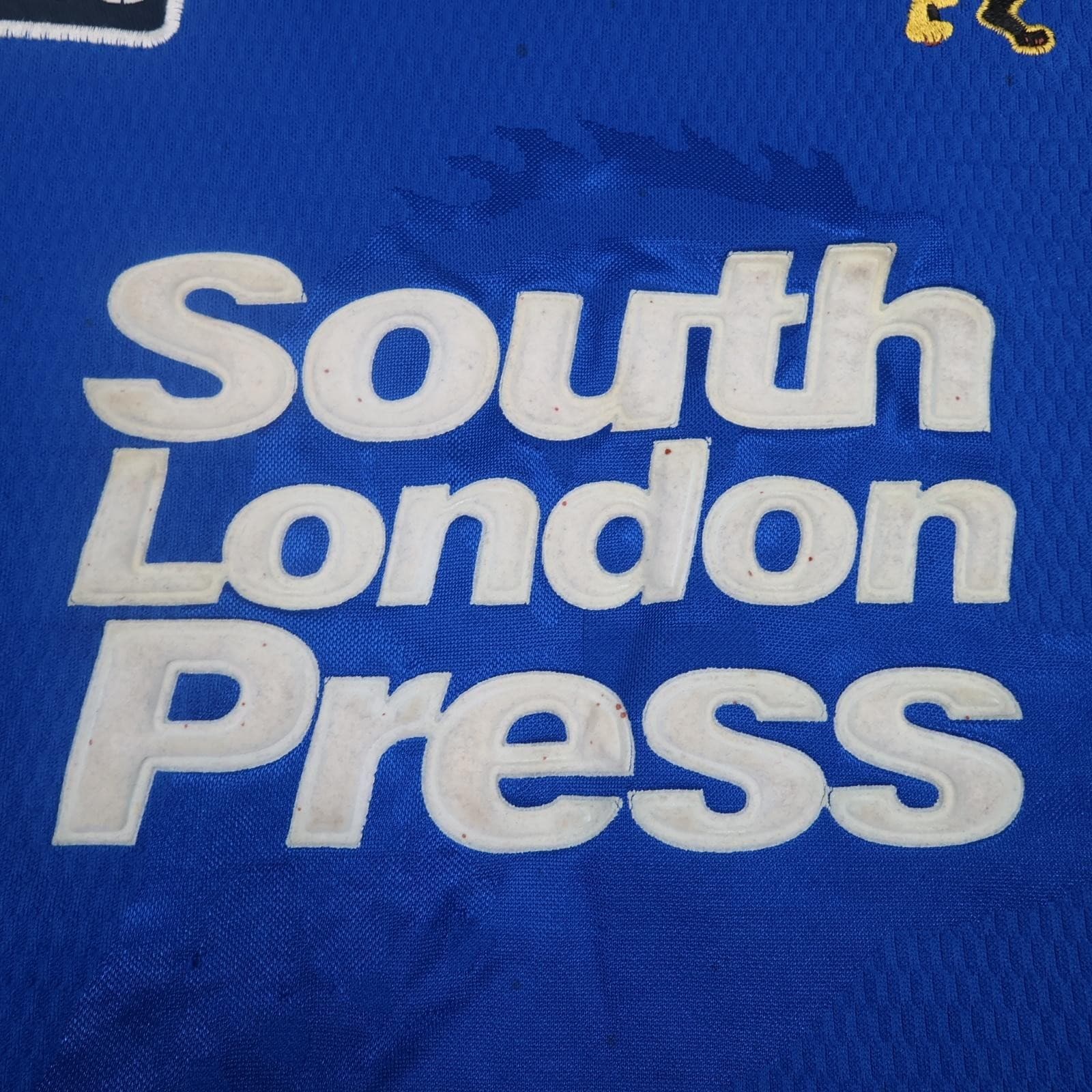 Vintage Millwall Shirt Mens 2XL Blue Home 1996 1997 South London Press Jersey photo 6