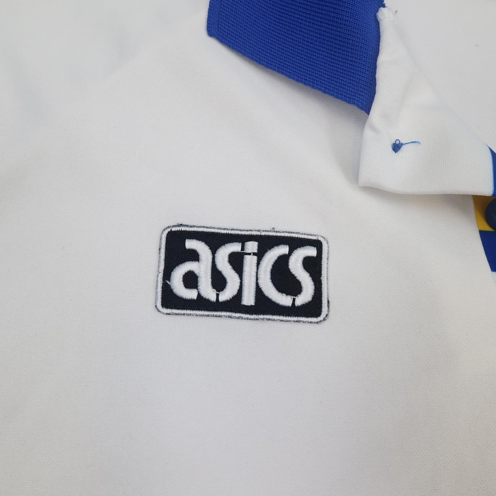 Leeds United Shirt Mens Large Home Asics Thistle Hotels Soccer Jersey 1993 1995 photo 5
