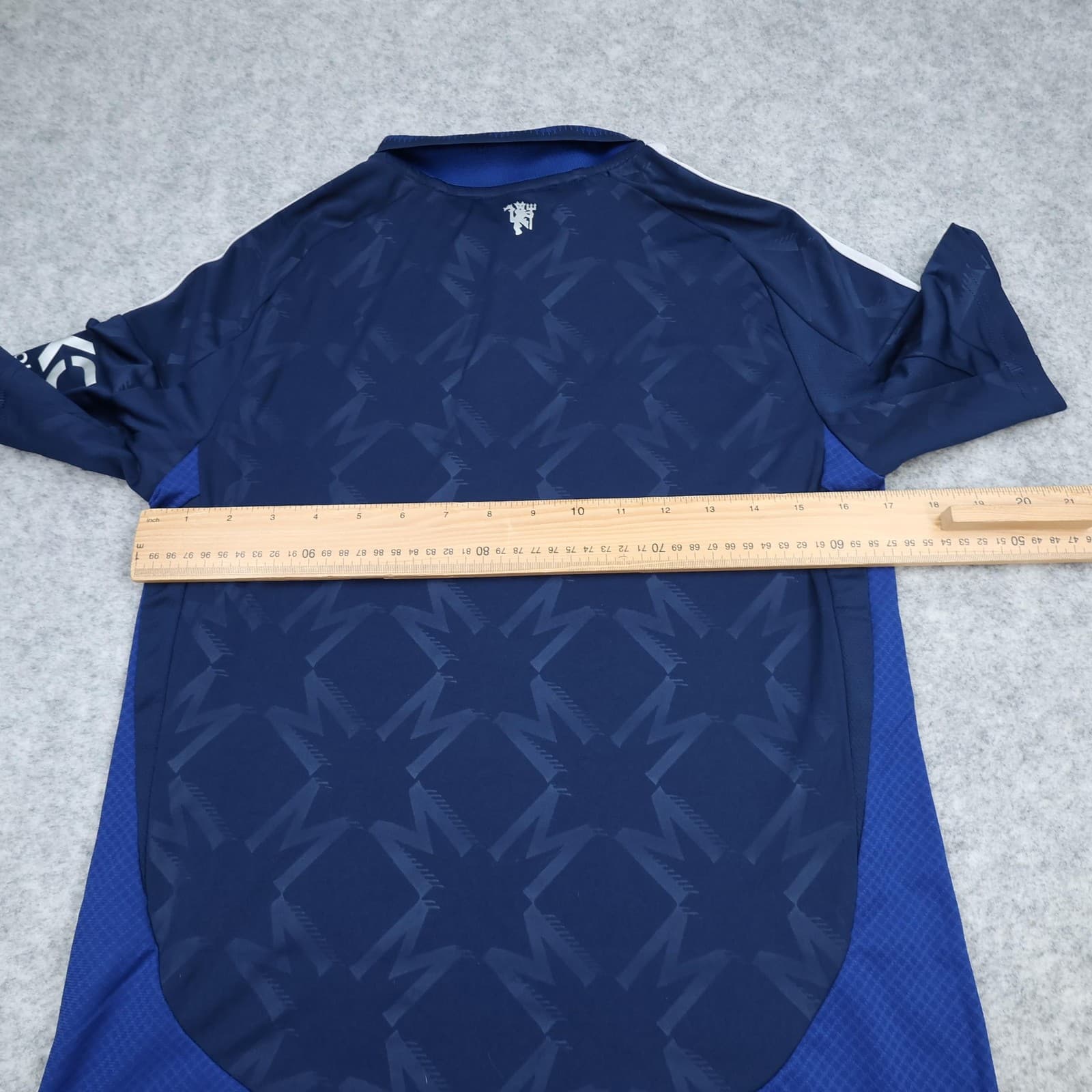 Manchester United Shirt Kids Away 13-14 Years Blue 2024 Football Adidas Jersey photo 9