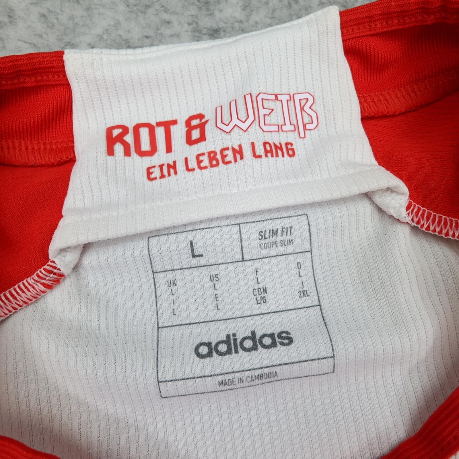 Bayern Munich Shirt Mens Large White Away 2023 2024 Football Adidas Jersey photo 6
