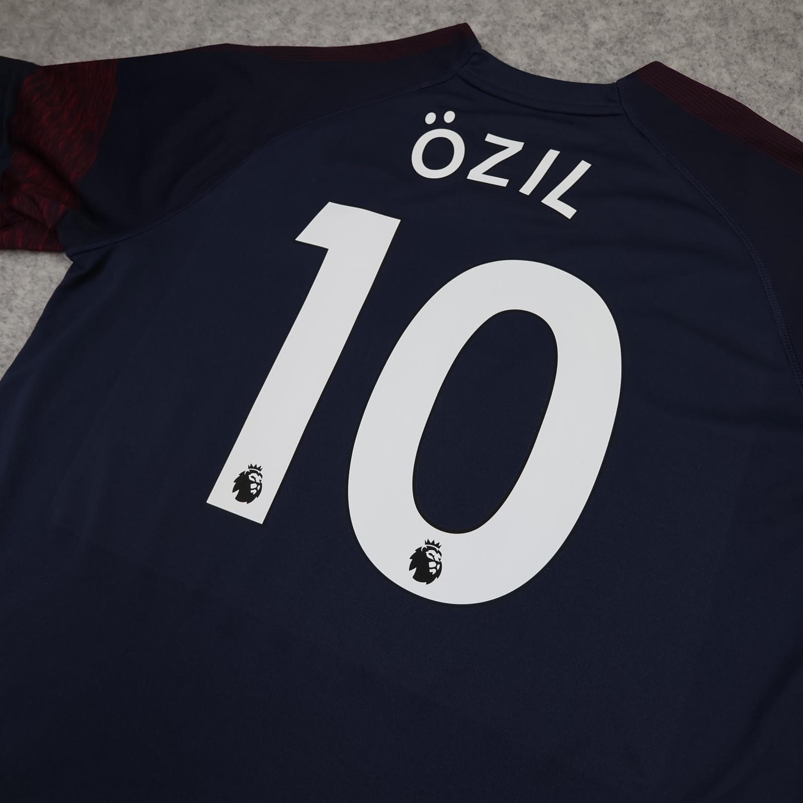 Arsenal Shirt Mens Large Blue 2018 2019 Away Puma Mesut Ozil 10 Soccer Jersey photo 10