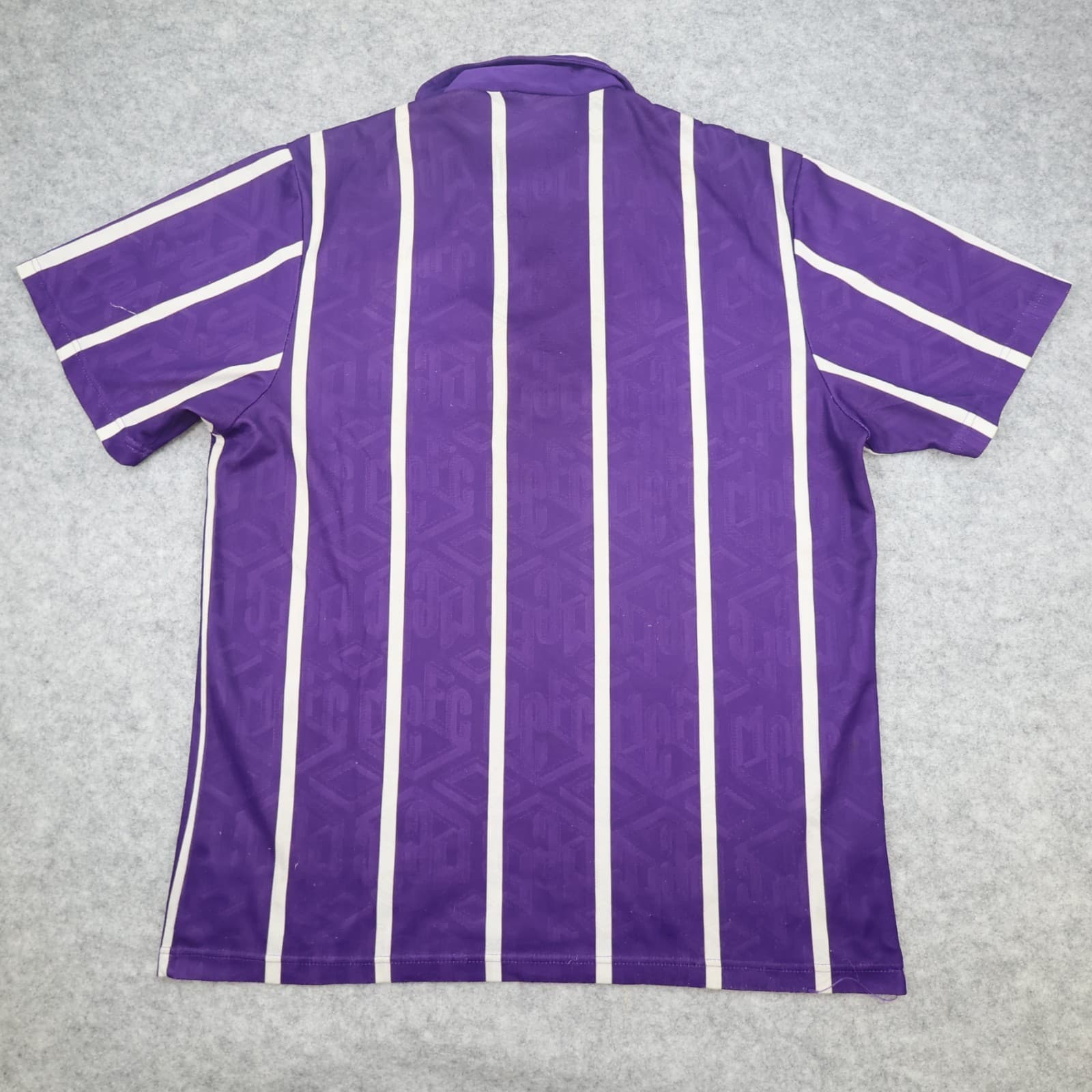 Vintage Manchester City Shirt Large Purple Home Kit 1993 1994 Umbro Jersey 90s photo 2