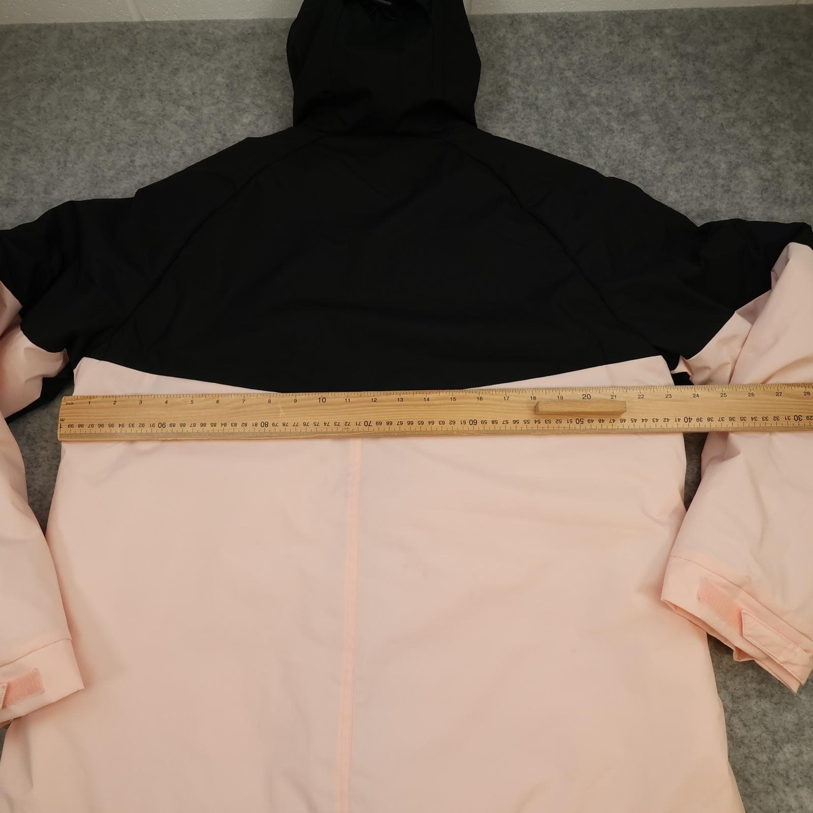 Manchester United Jacket Mens Large Pink Black Adidas Tezos Hooded 2022 2023 photo 7