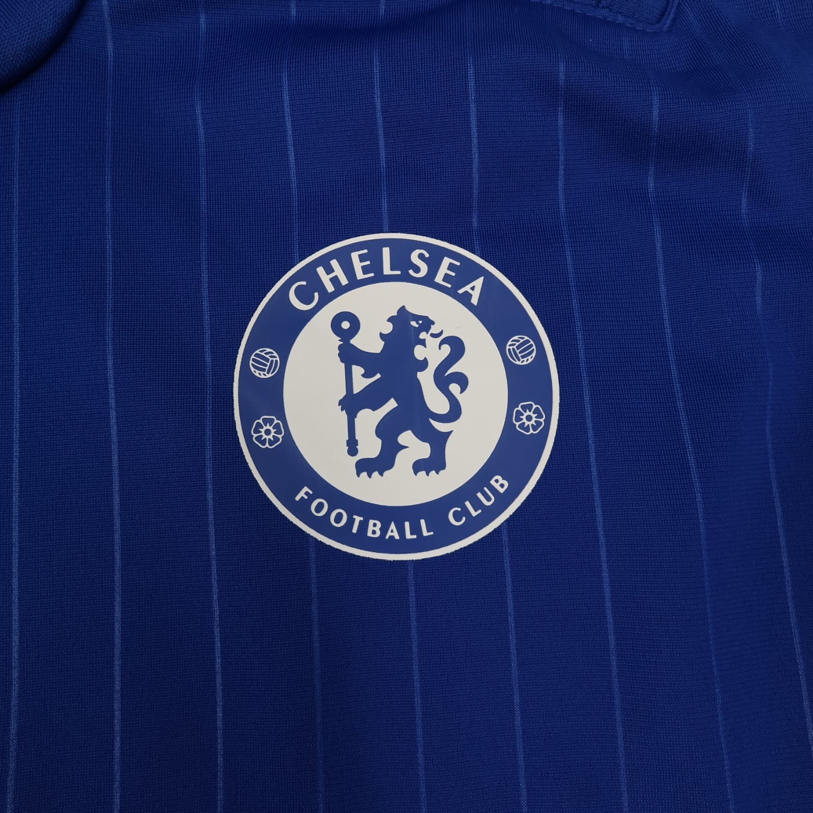 Chelsea Football Drill Top Extra Large Blue Adidas 2015 2016 Soccer Pullover photo 3