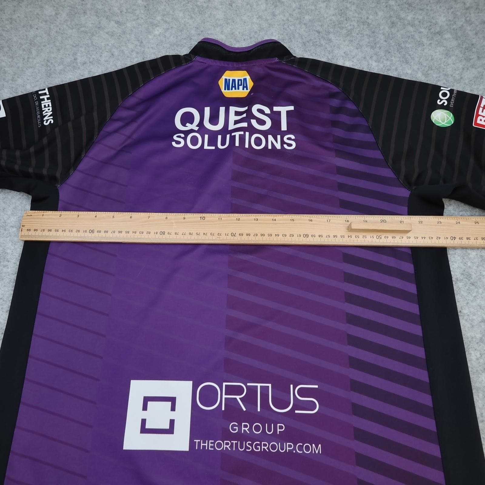 Leeds Rhinos Rugby Shirt Mens XL Purple Rugby League Oxen 2021 Away photo 9
