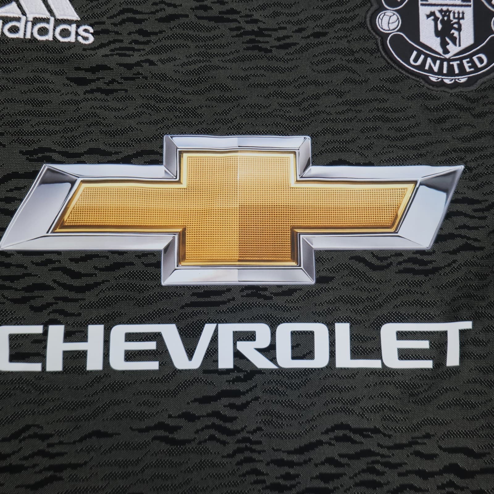 Manchester United Shirt Large Black Away Kit 2020 2021 Adidas Soccer Jersey photo 7