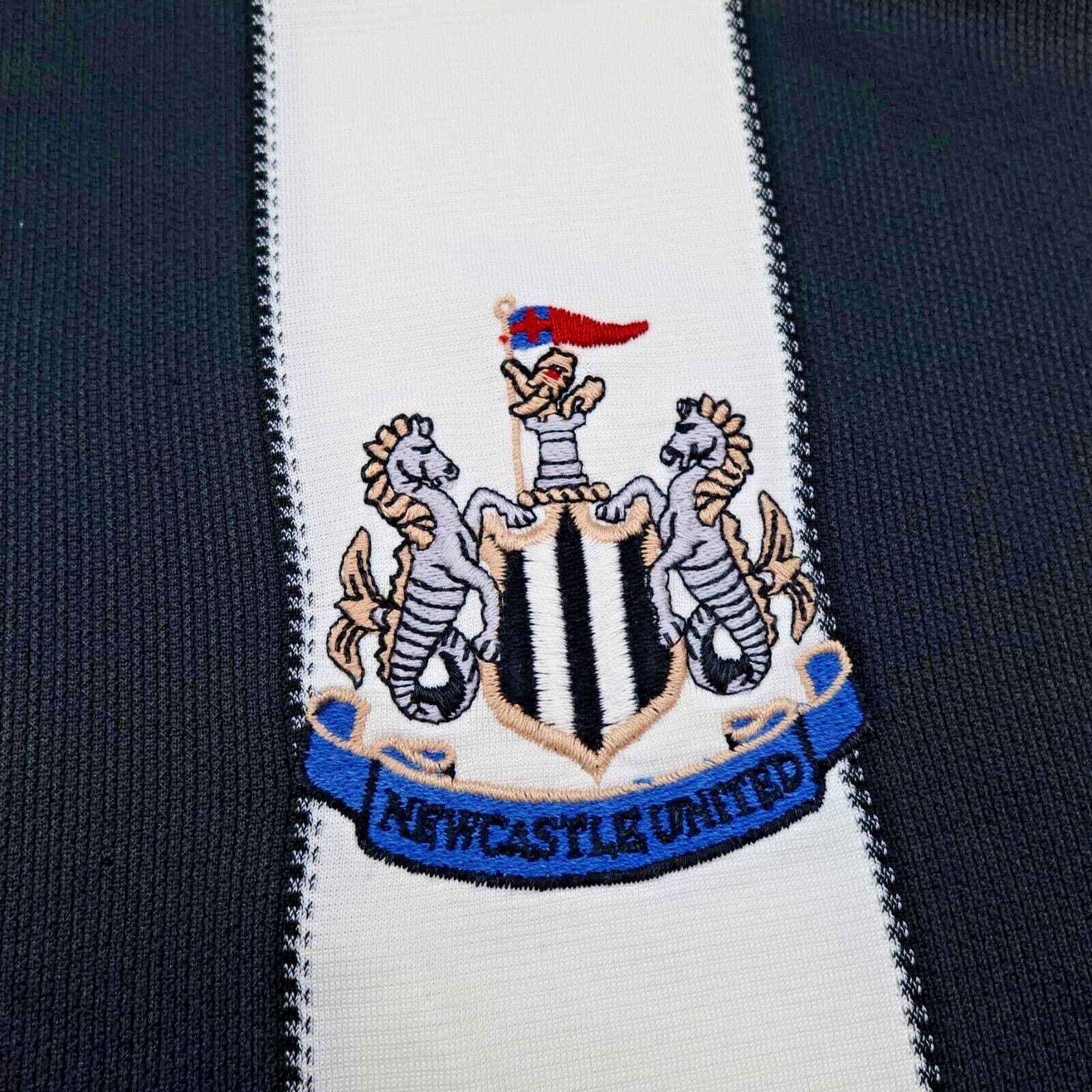 Vintage Newcastle United Shirt Large Home Kit 1995 1996 1997 Jersey Brown Ale photo 7
