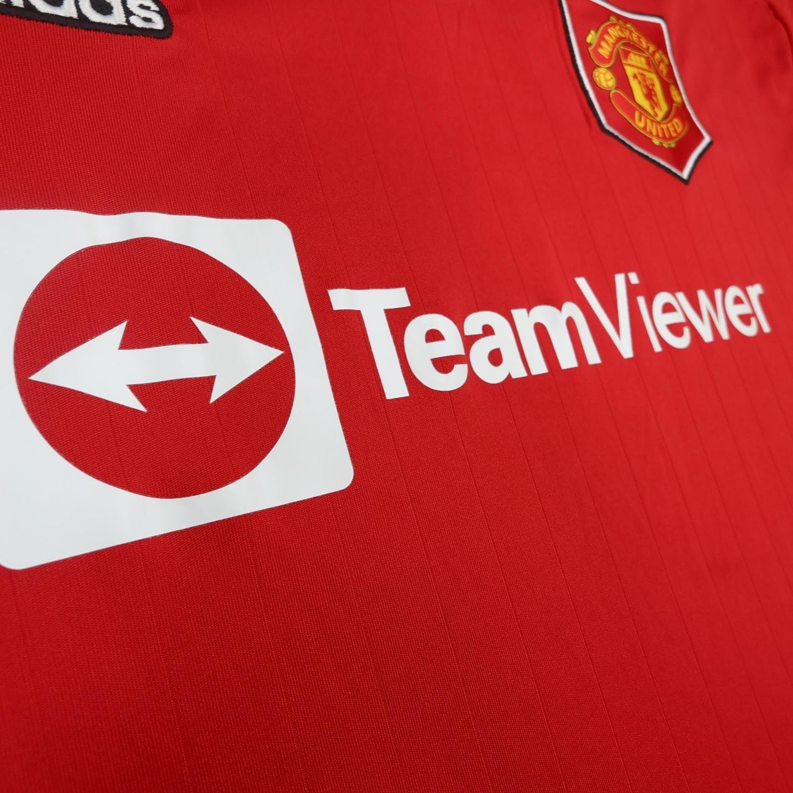 Manchester United Shirt Mens 2XL Red Home 2022 2023 Football Adidas TeamViewer photo 5