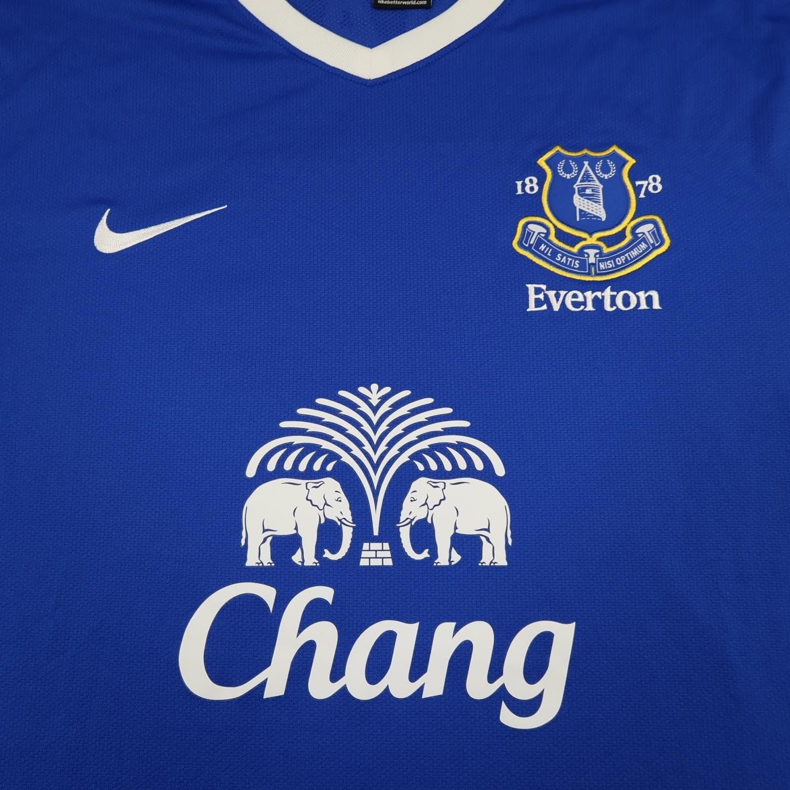 Everton Shirt Mens 2XL Blue Home 2012 2013 EPL Football Nike Chang Pienaar 22 photo 3