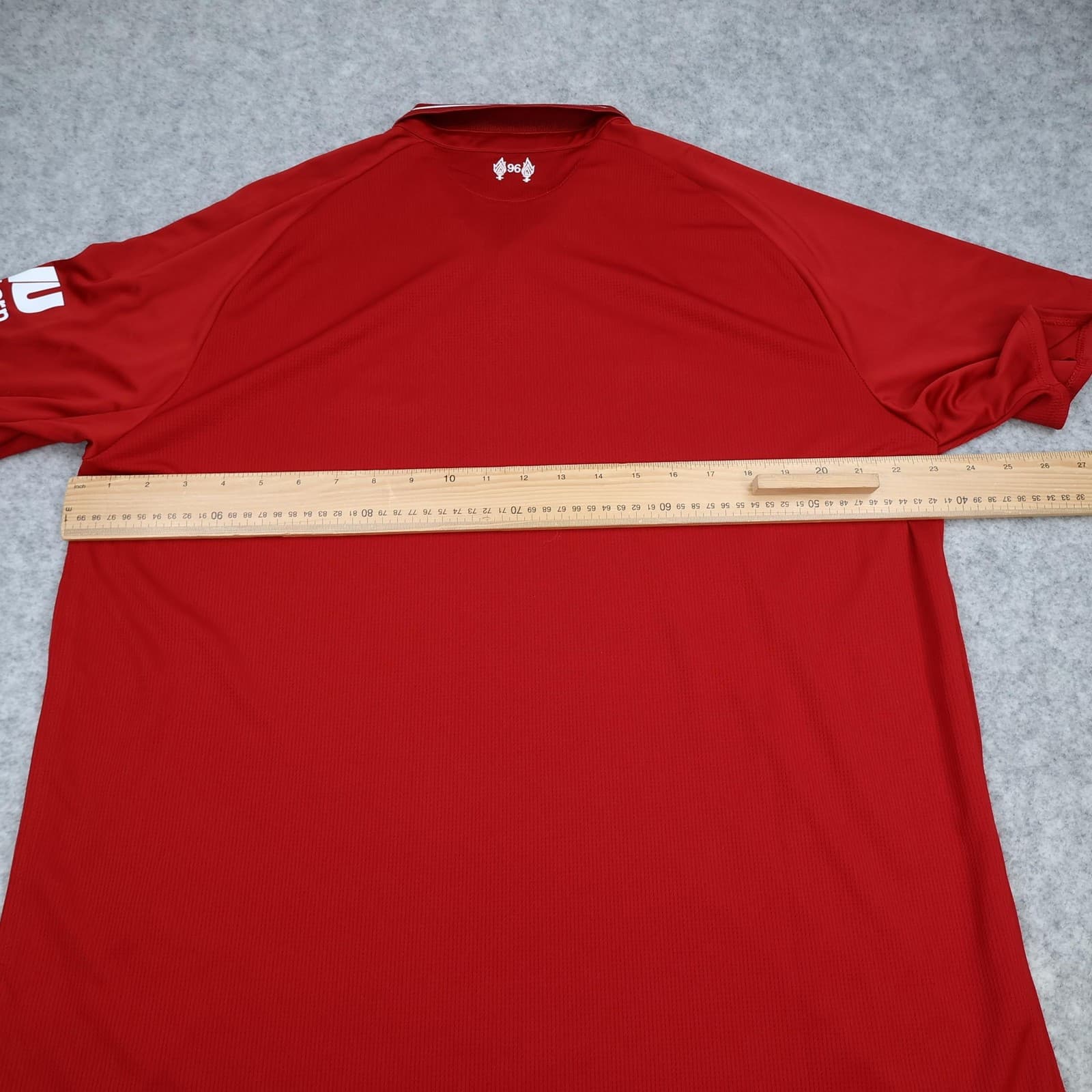 Liverpool Shirt Mens XL Red Home 2018 2019 Football New Balance Soccer Jersey photo 9