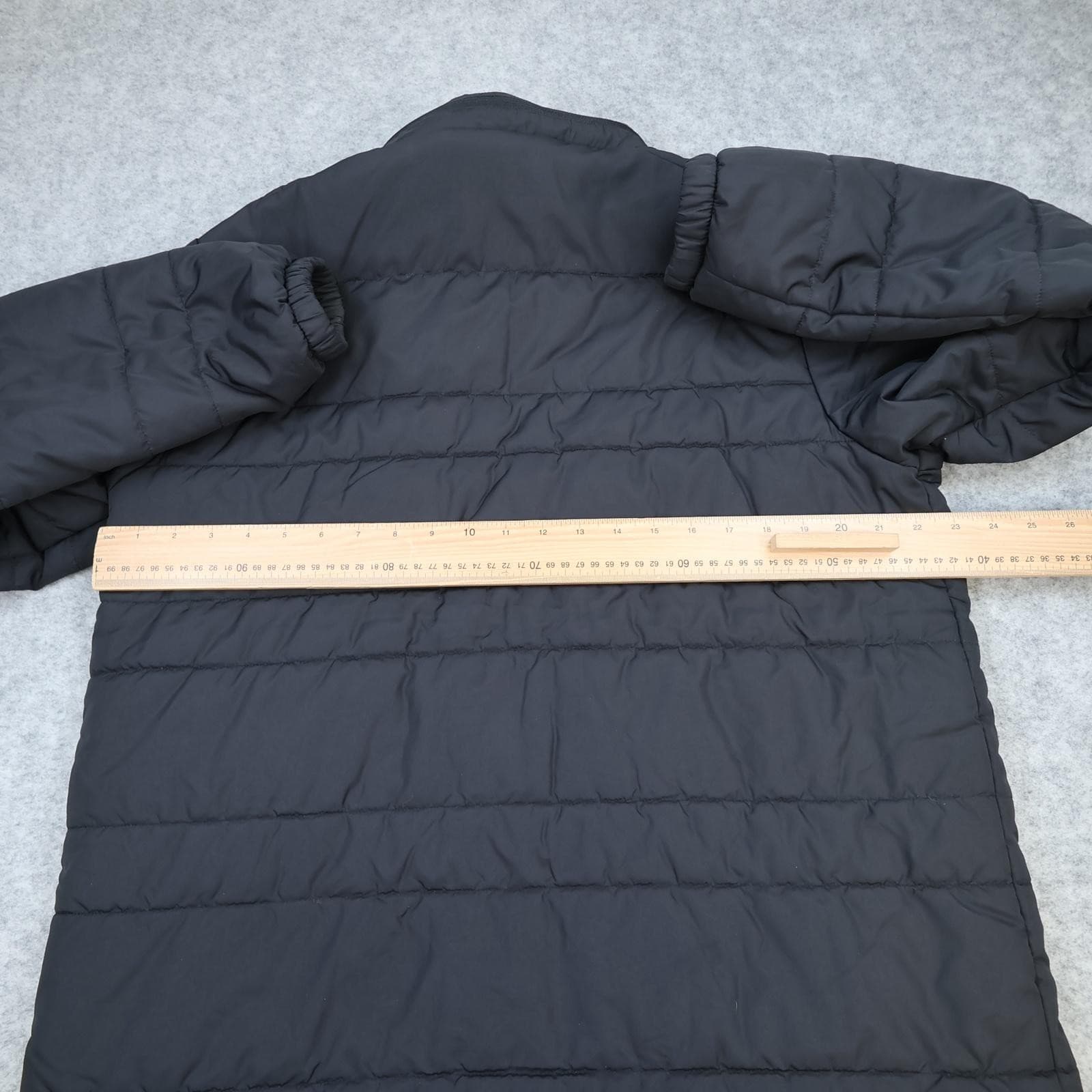 West Ham United Jacket Mens Large Black Football Umbro Hooded Padded Winter Coat photo 9