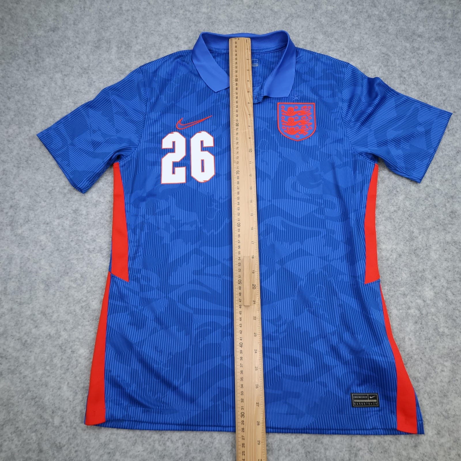 England Away Shirt Mens Medium Blue 2020 Football Nike Bellingham 26 Dri Fit photo 10