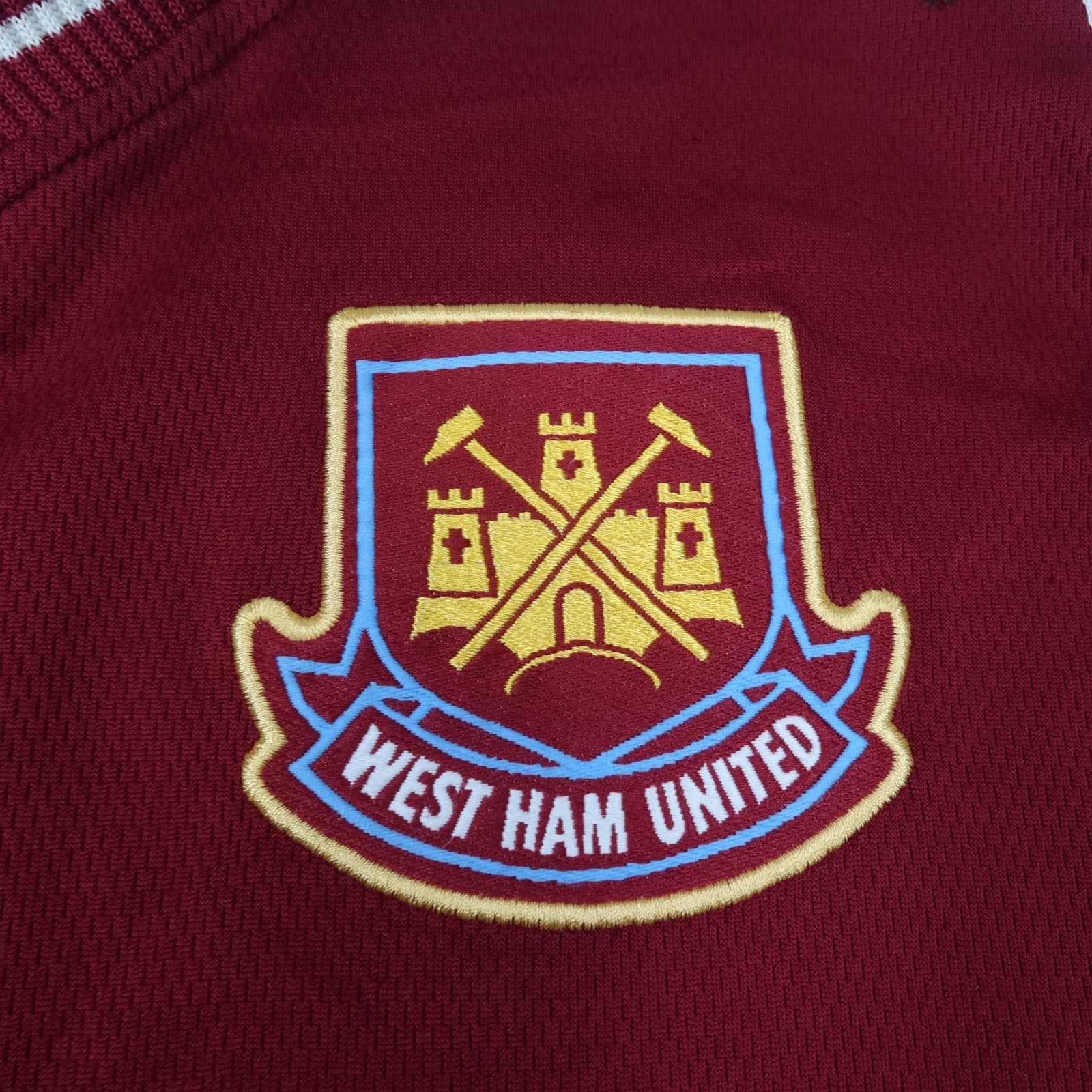 Vintage West Ham Shirt Medium Burgundy 1999 2001 Fila Home Shirt Vintage Jersey photo 5