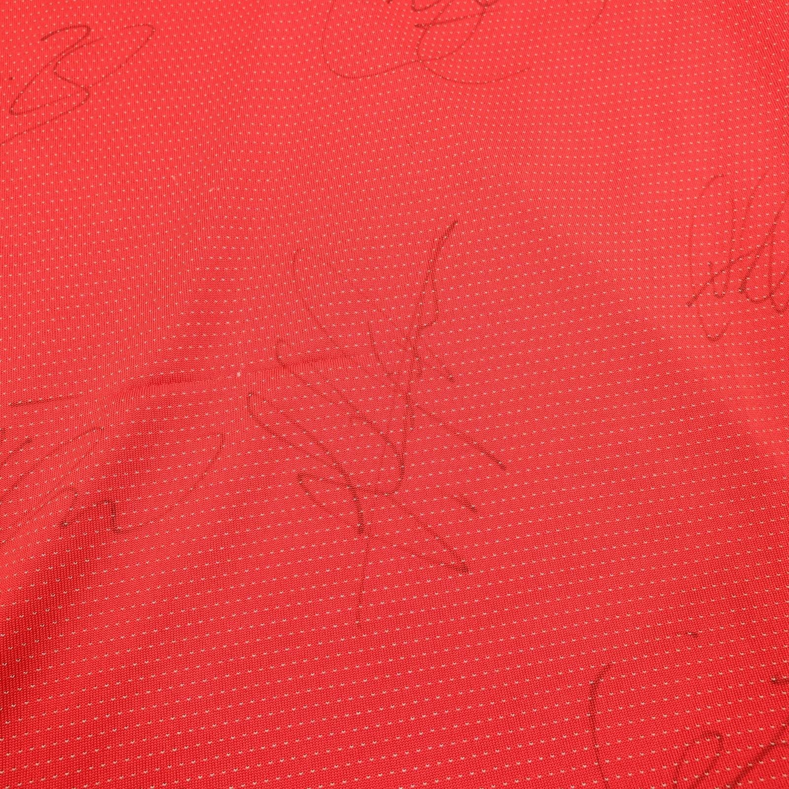 Vintage England Shirt Mens Medium Red 2004 2006 Football Umbro Signed photo 10