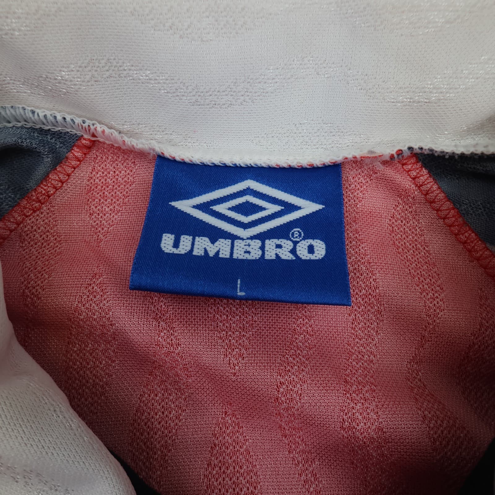Vintage Nottingham Forest Shirt Large Red Home Kit 1996 1997 Umbro Soccer Jersey photo 8