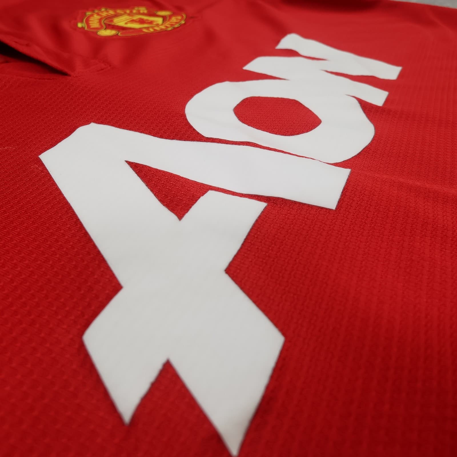 Manchester United Shirt Small Red Home Kit 2013 2014 Nike Soccer Jersey photo 6